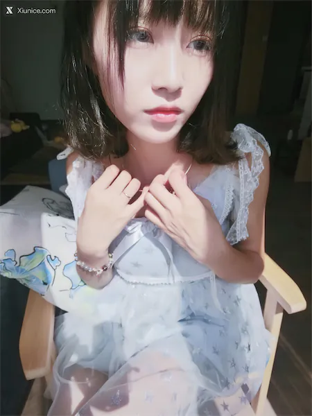 Coser@布丁大法 (Pudding Dafa) 透纱蕾丝白袜