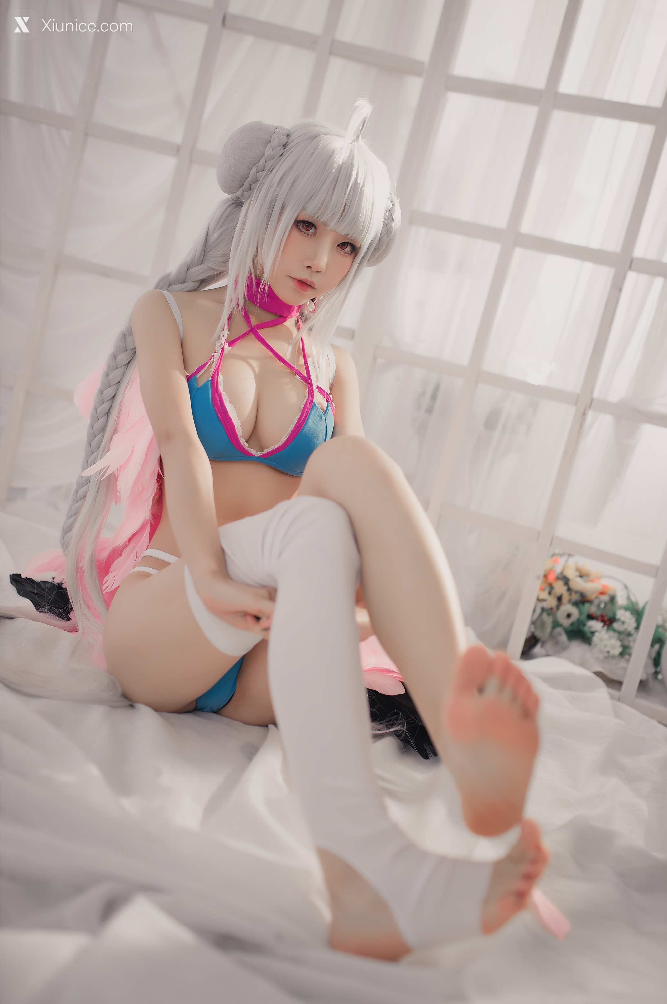 Coser@水淼Aqua – Vol.004 可畏 水着 第9张