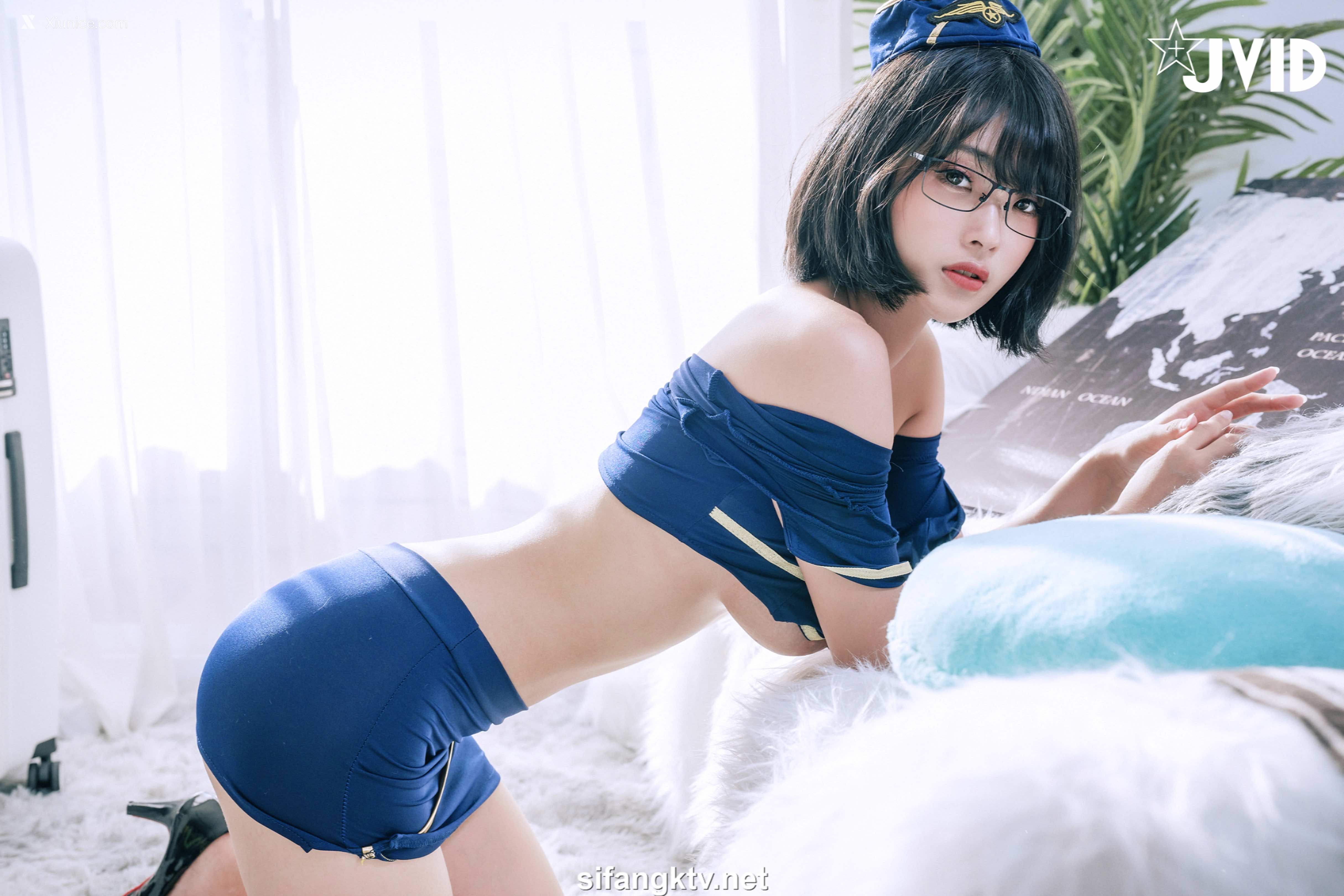 JVID – 露露咪 – 淫蕩美艷空姐的教育「性」 第111张
