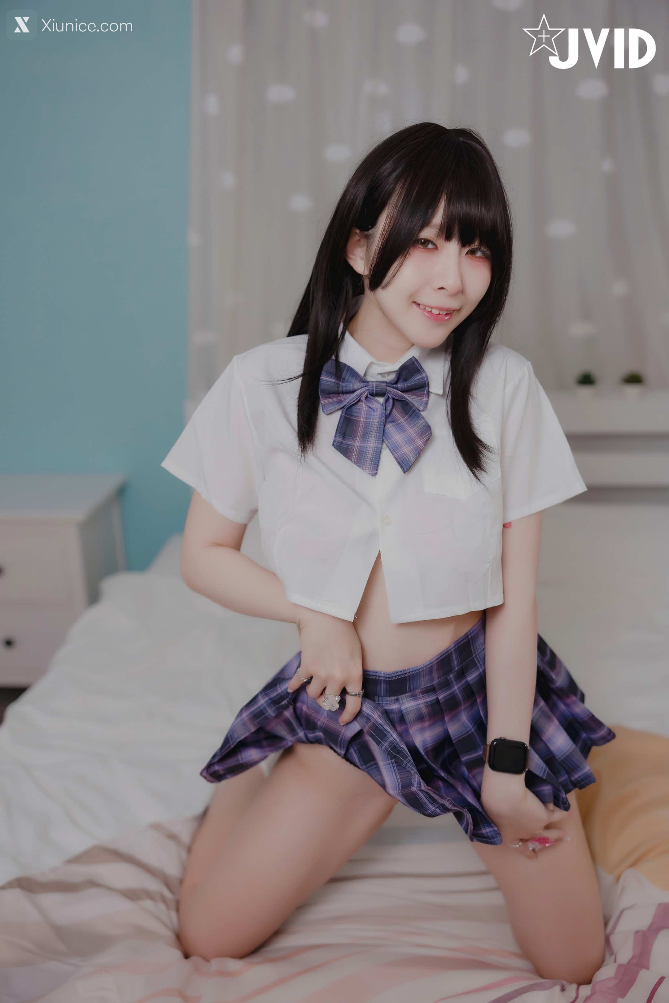 JVID – 黎菲兒 – 超狂真實32Icup學妹-看色色漫畫難解性慾-青春期少女情慾初開-邀約學長打電動互尬沒想到擦槍走火變成打炮切磋 第44张
