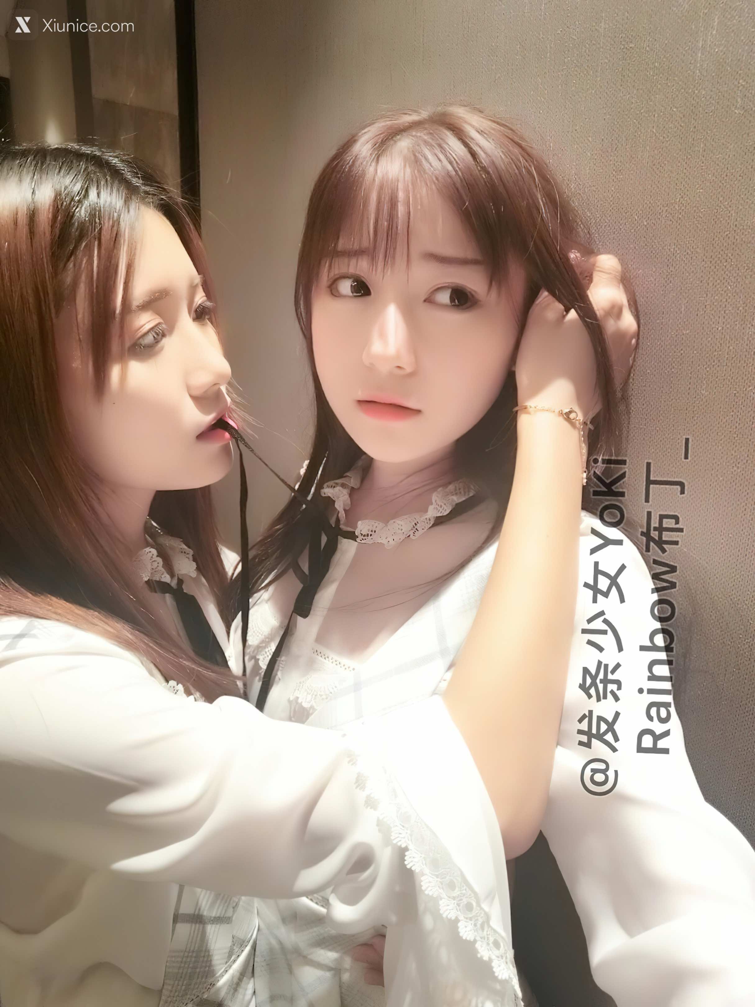 Coser@布丁大法 (Pudding Dafa) 白丝百合 与发条合作 第1张