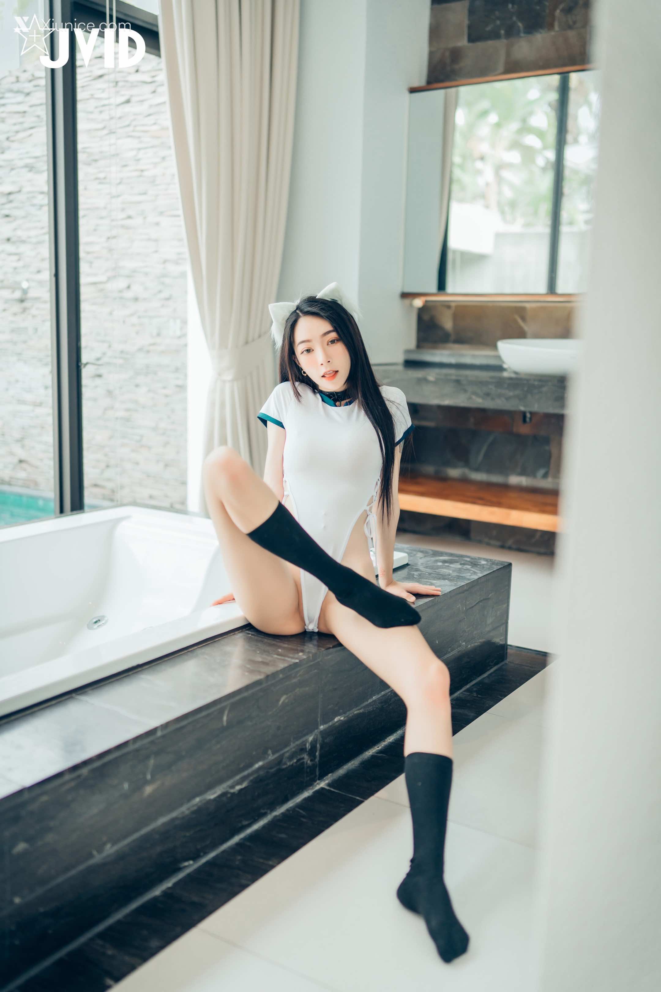 JVID – 飘飘 – 猫娘女友-全真空死库水女仆-足控-激凸透点 第103张