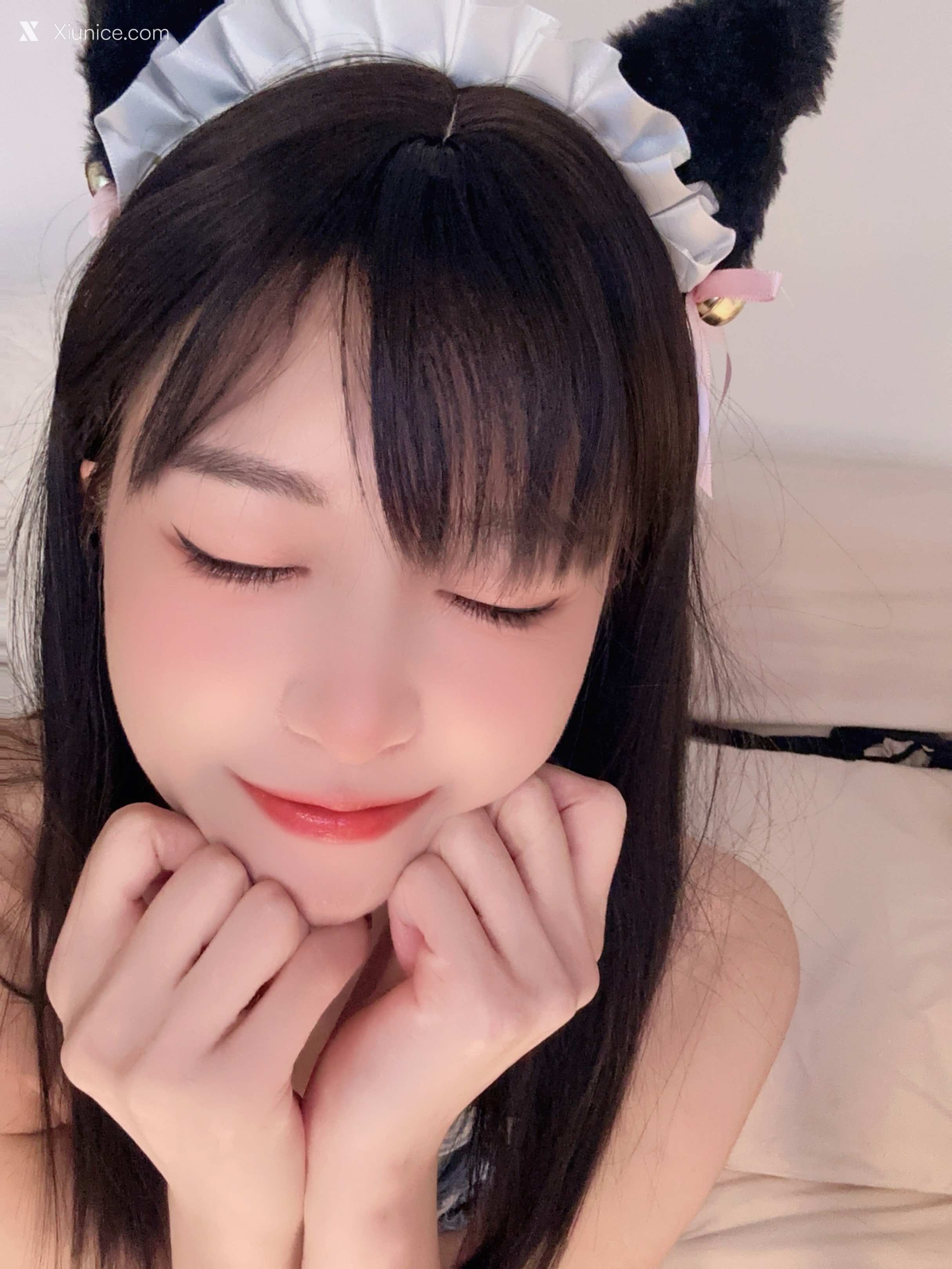 Coser@布丁大法 (Pudding Dafa) 蓝白条纹喵 第21张