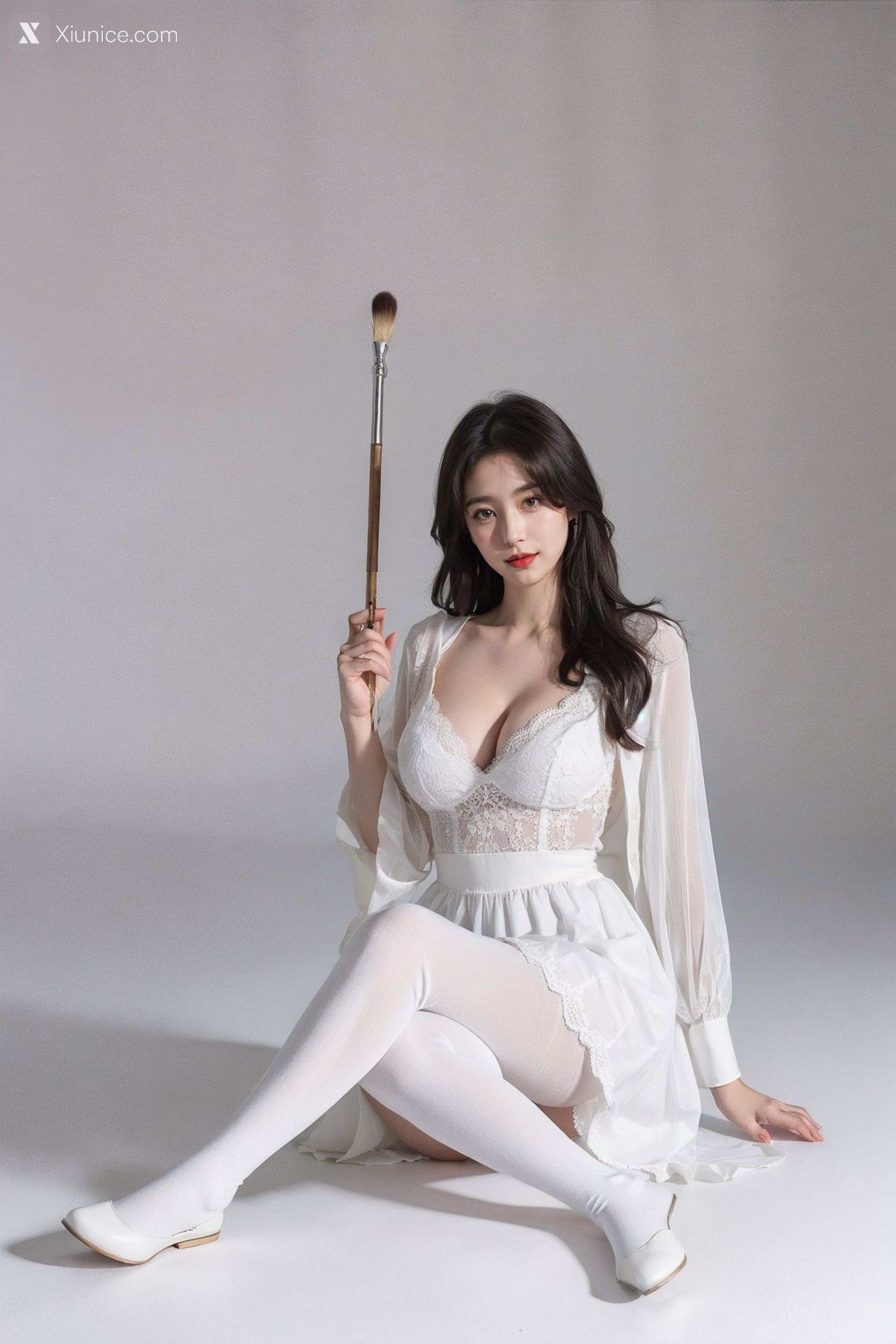 AI Girl – kaiysx作品 – White stockings 第21张