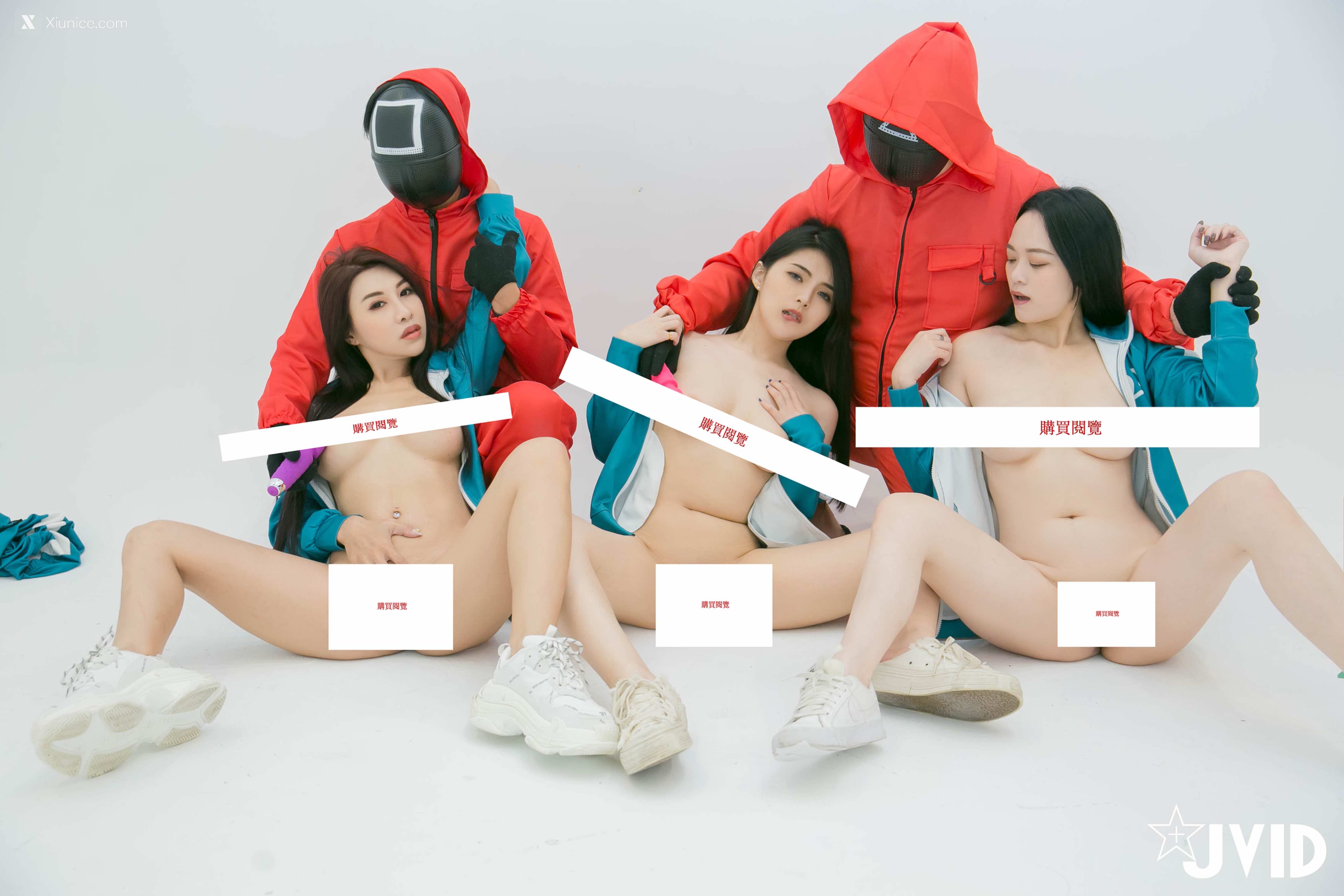 JVID – 肉包Mini & 黎菲兒 & 飛利 & 舒兒 & 白熙雨 & 夏宇奈 & 韓棠 – 2021絕對最強感謝祭企劃.24人性愛鮑魚遊戲 第23张