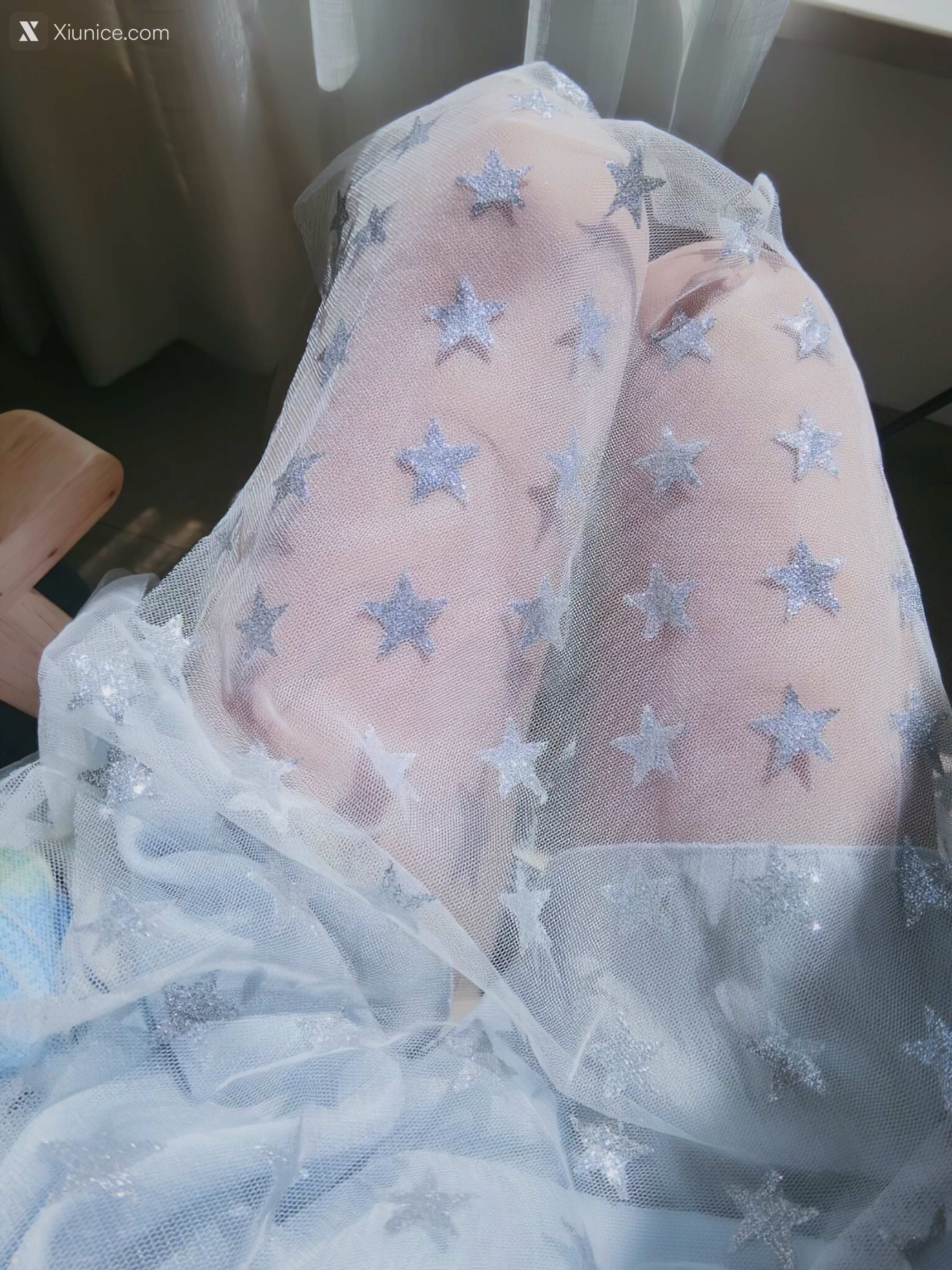 Coser@布丁大法 (Pudding Dafa) 透纱蕾丝白袜 第14张