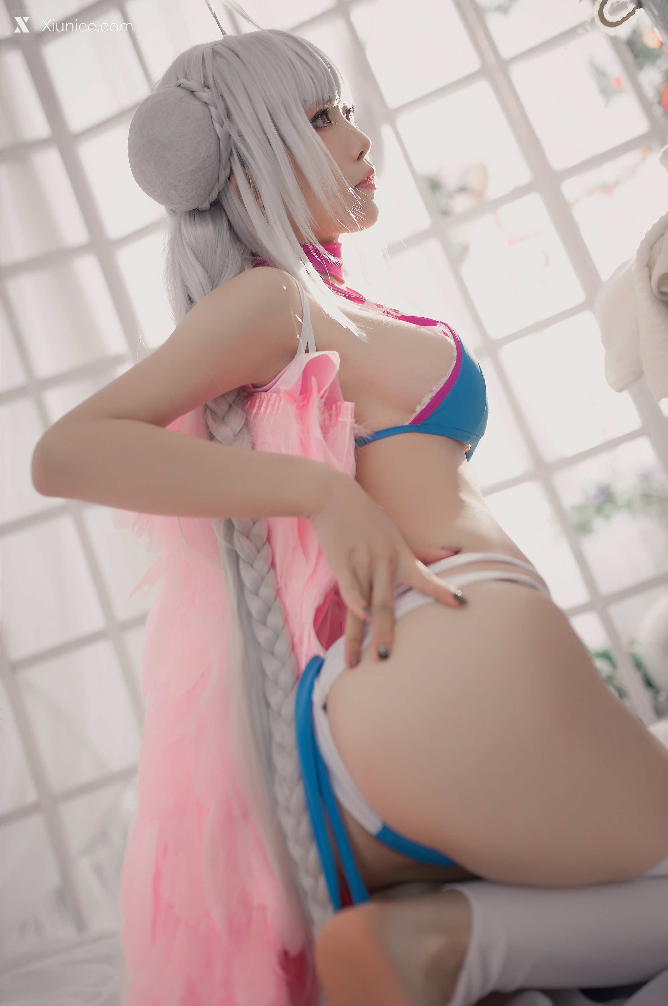 Coser@水淼Aqua – Vol.004 可畏 水着 第13张