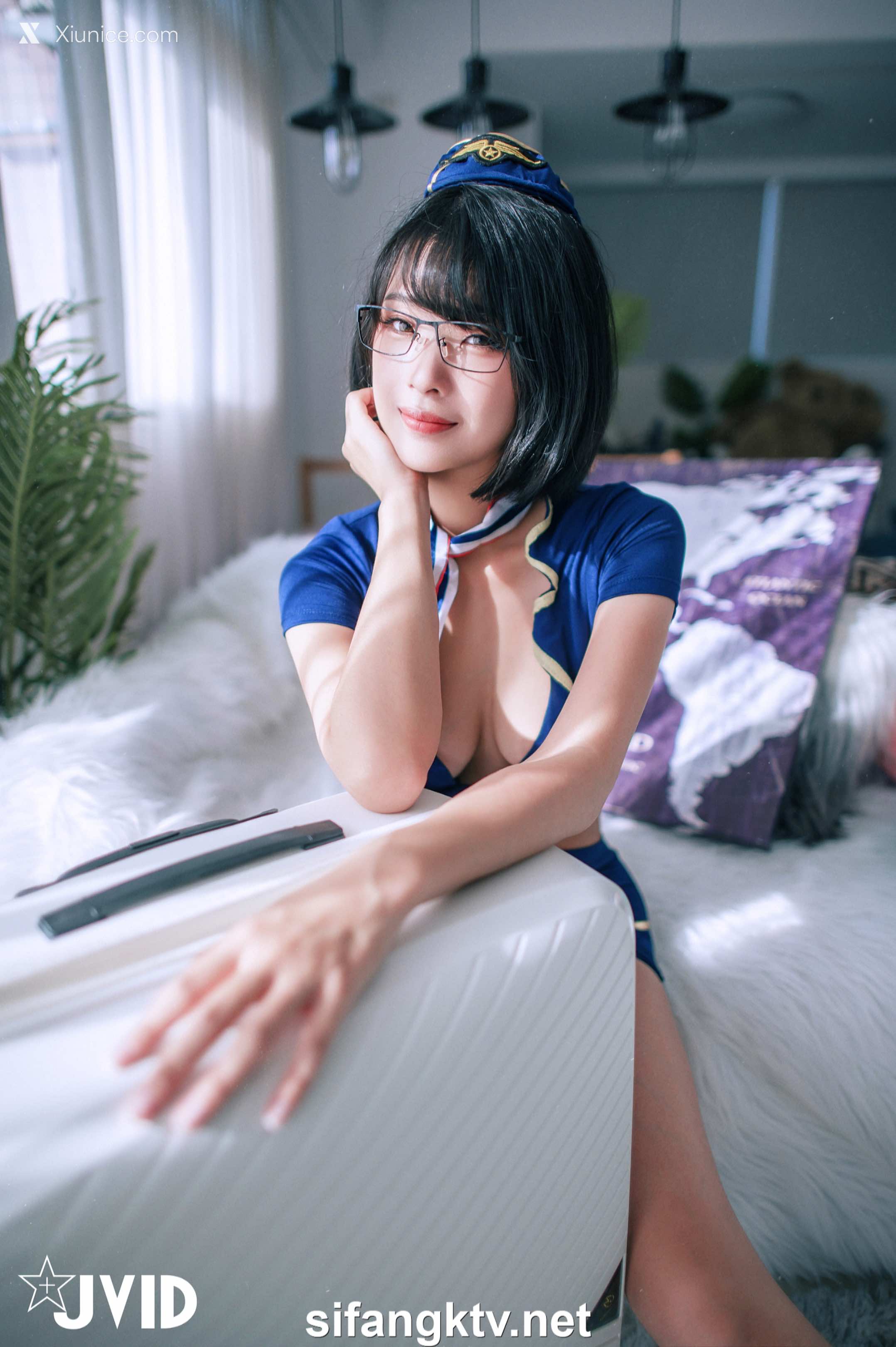 JVID – 露露咪 – 淫蕩美艷空姐的教育「性」 第35张