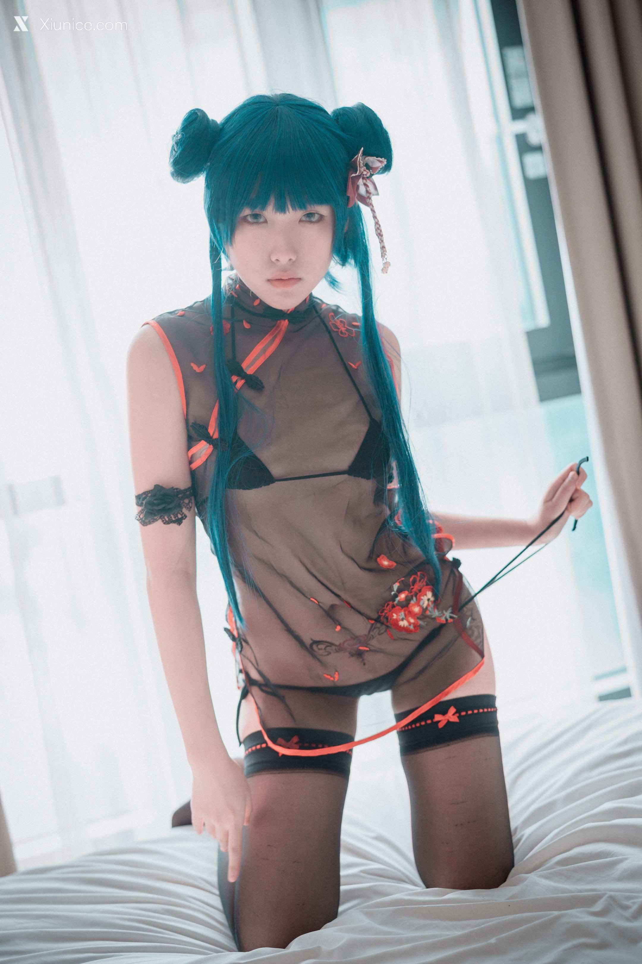 DJAWA Photo – Sonson (손손) – Sheer Qipao Girl 第34张