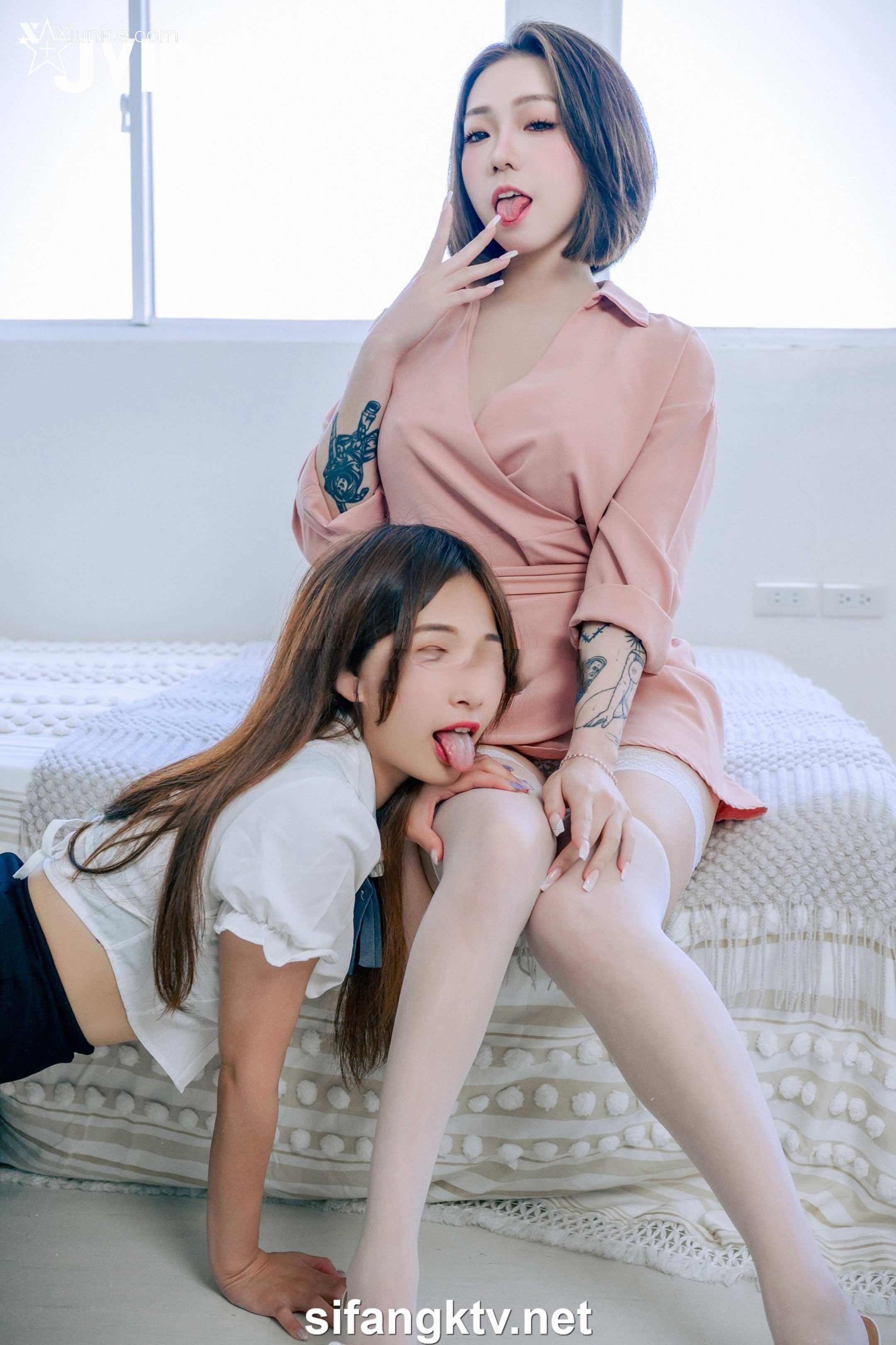 JVID – 婕咪 Juice & 雅捷 – 飢渴姊妹雅捷 X 婕咪用時間停止器侵犯維修工人-沒榨乾是不會停的 第104张