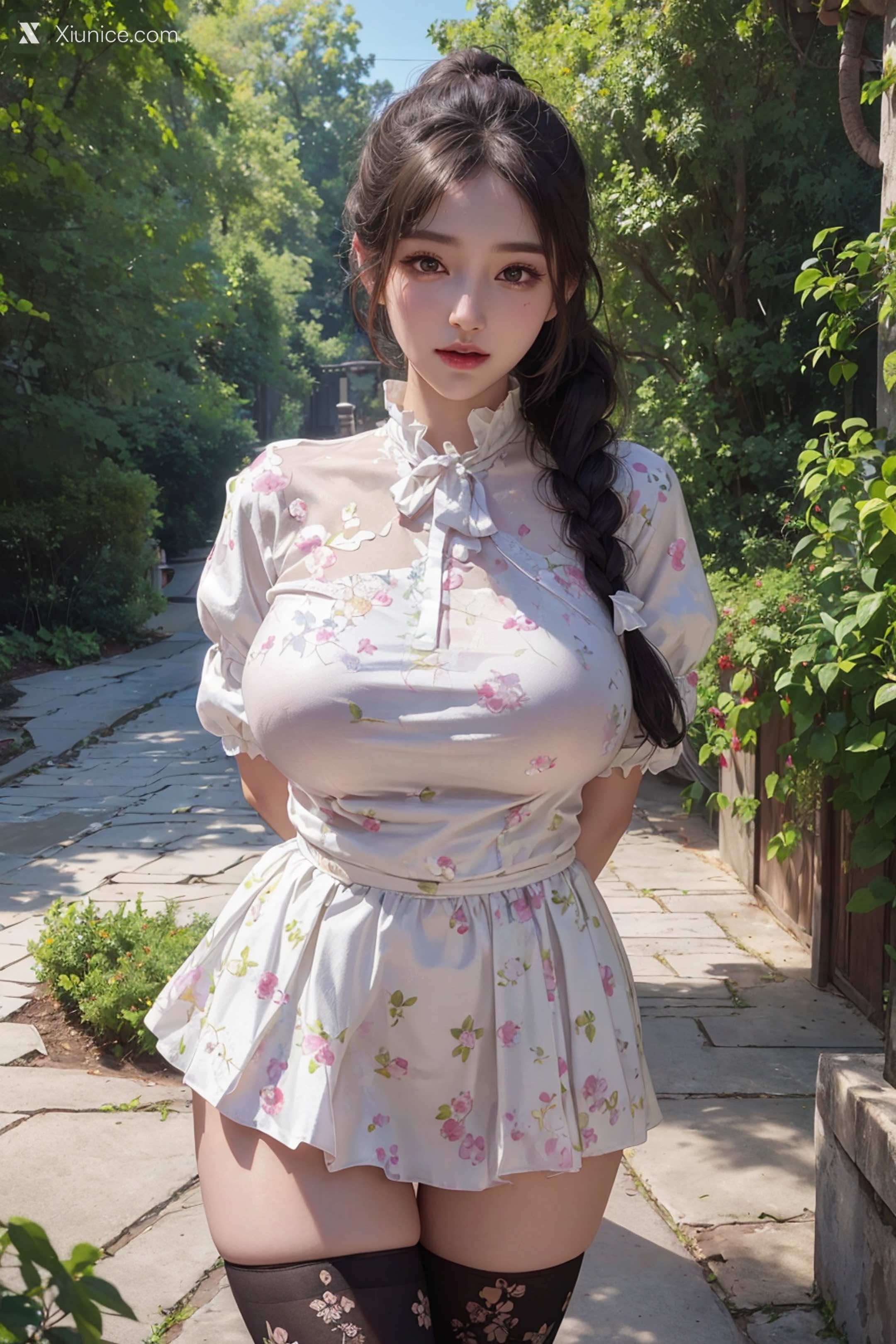 AI Girl – WAIFU8部作品合集 – flower print 第20张