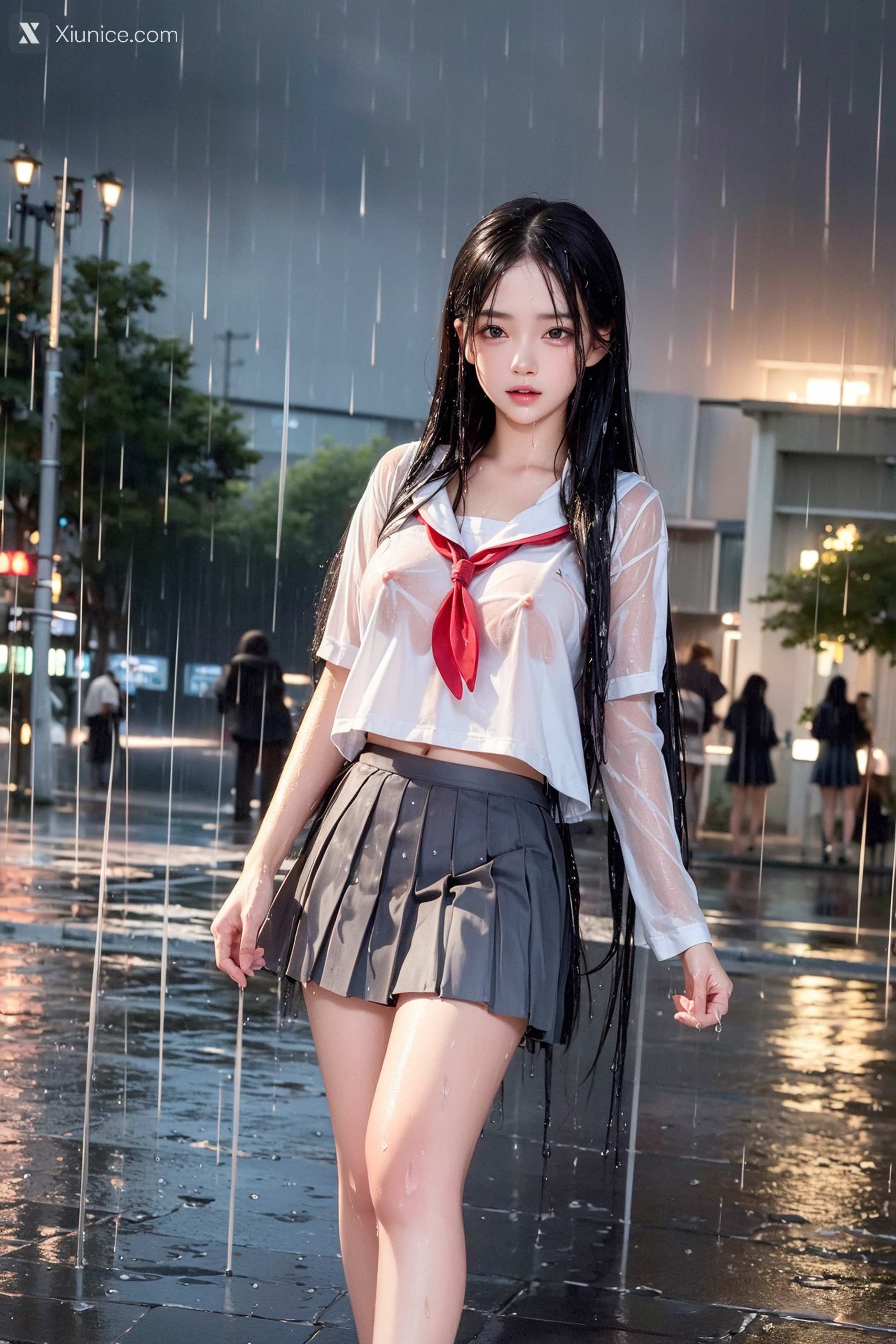 AI Girl – Pixiv.雨中少女 第31张