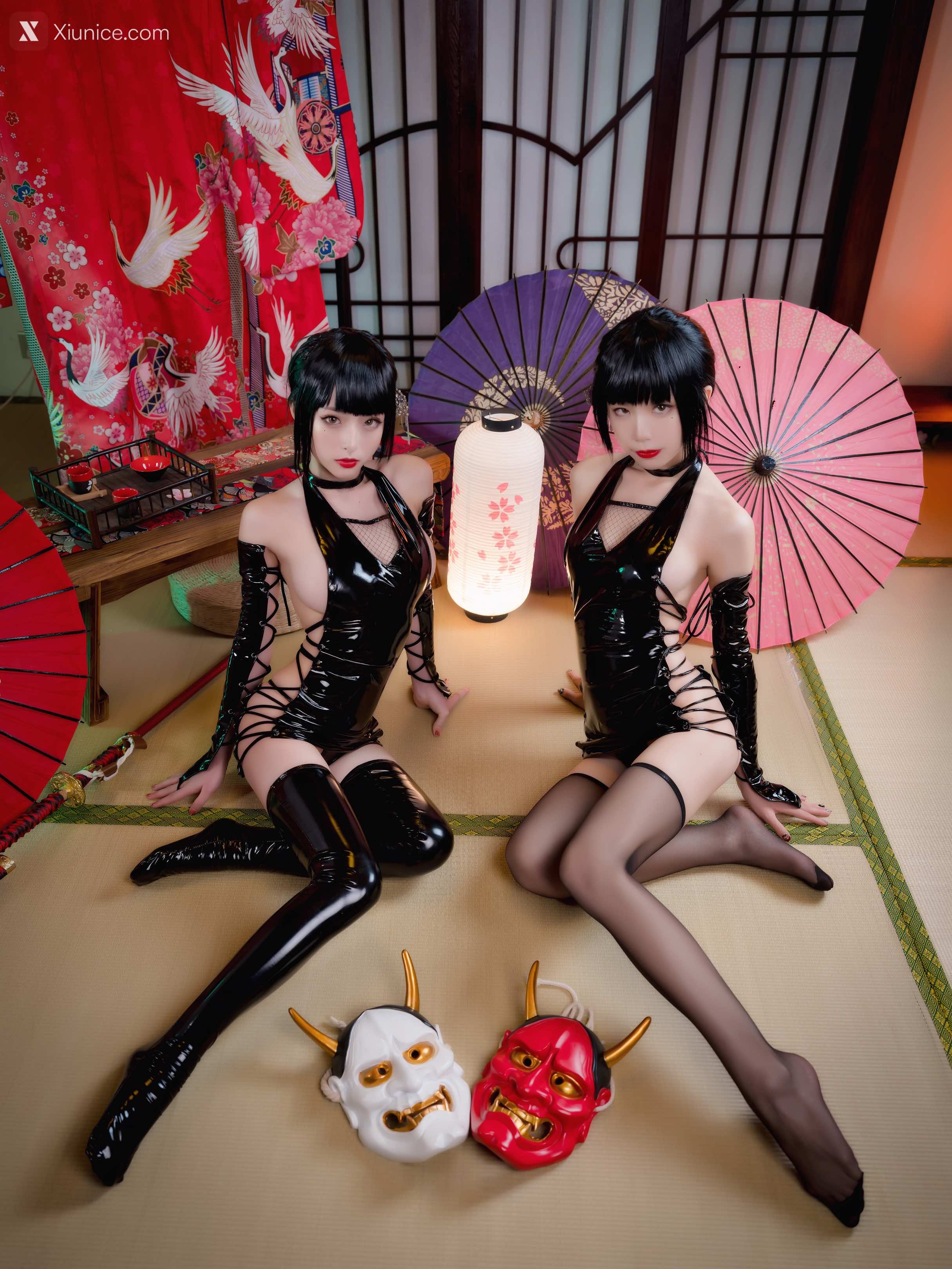 Coser@水淼Aqua – Vol.013 清水&水淼 忍者双人 第1张