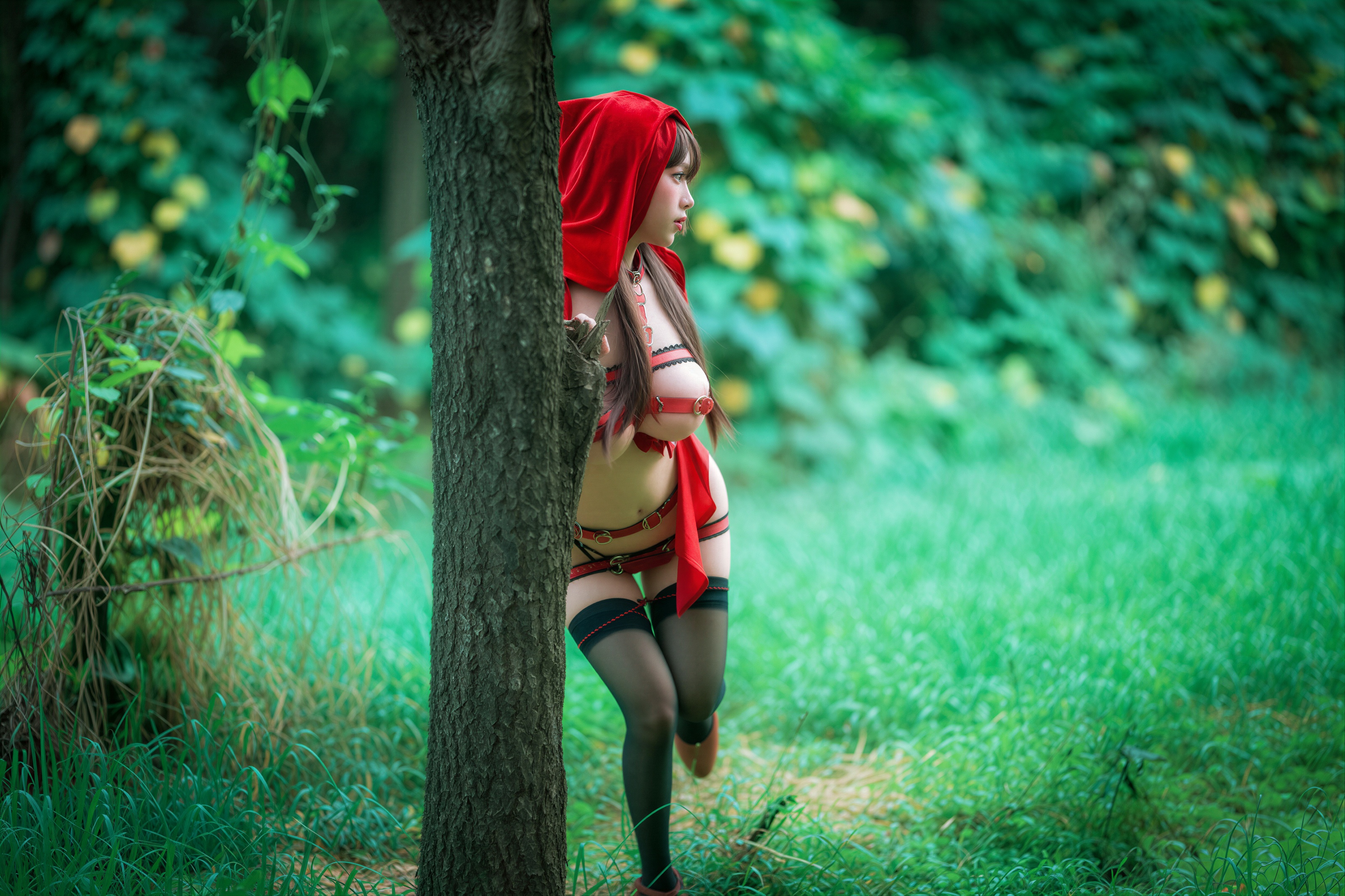 AI Refined DJAWA Photo – DDiDDi – Cheeky Red Riding Hood 第144张