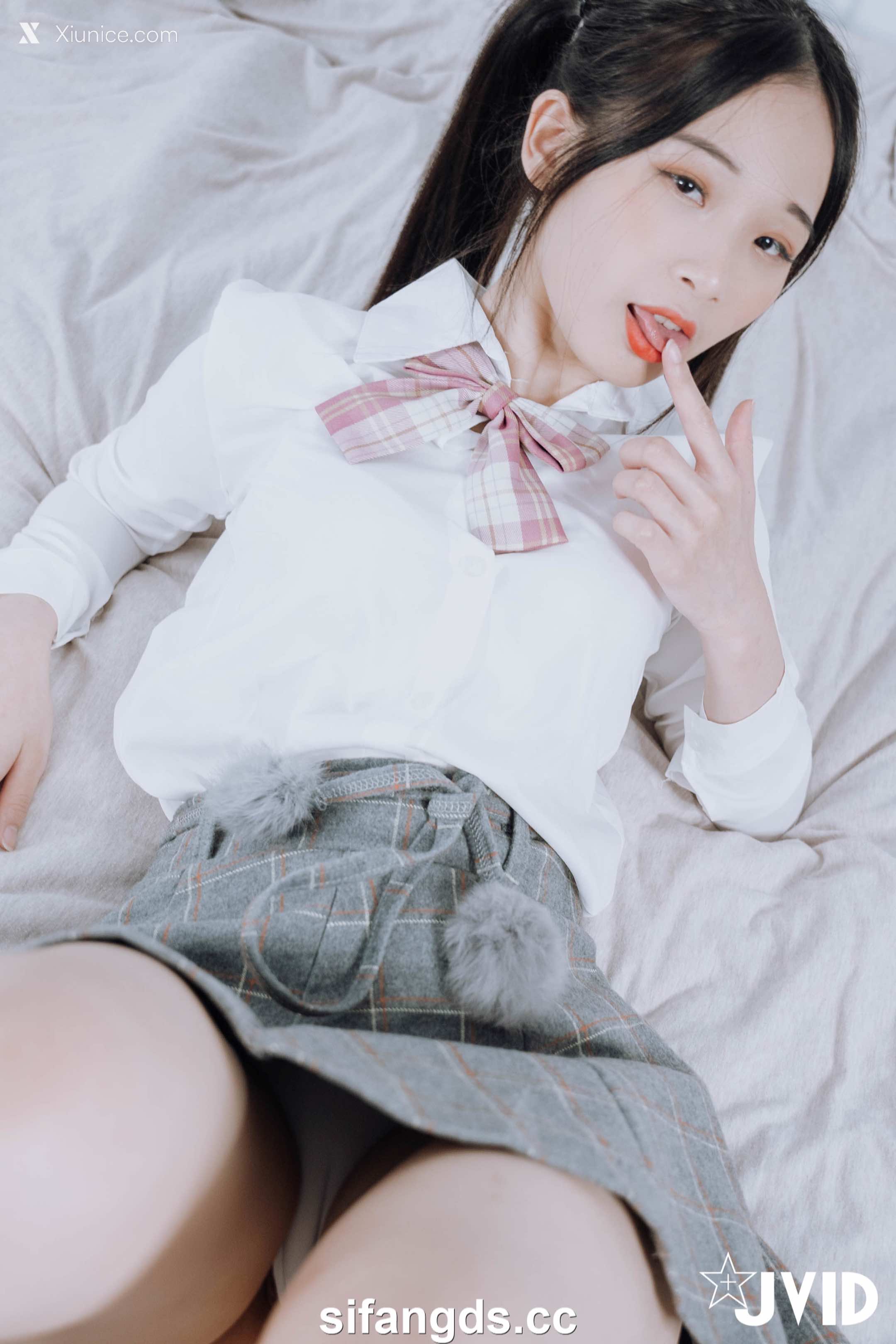 JVID – 婕咪 Juice – 雙馬尾女孩婕咪想在學長的胯下依偎(全裸無遮四點全開) 第3张
