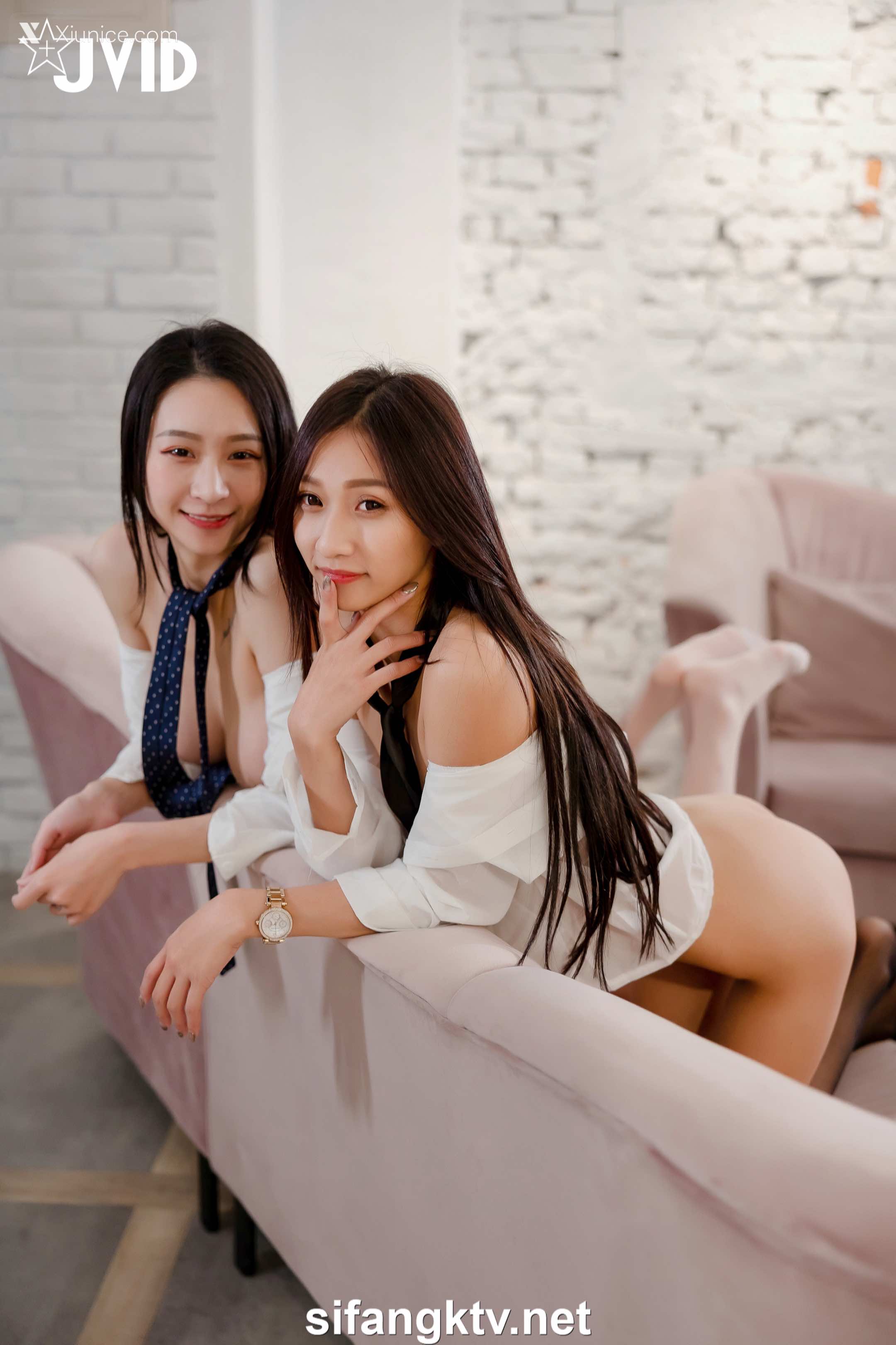 JVID – Sunny & 小仙 -【下班后沦为老板3P玩物】骨感美乳蜜桃臀美轮美奂 第120张