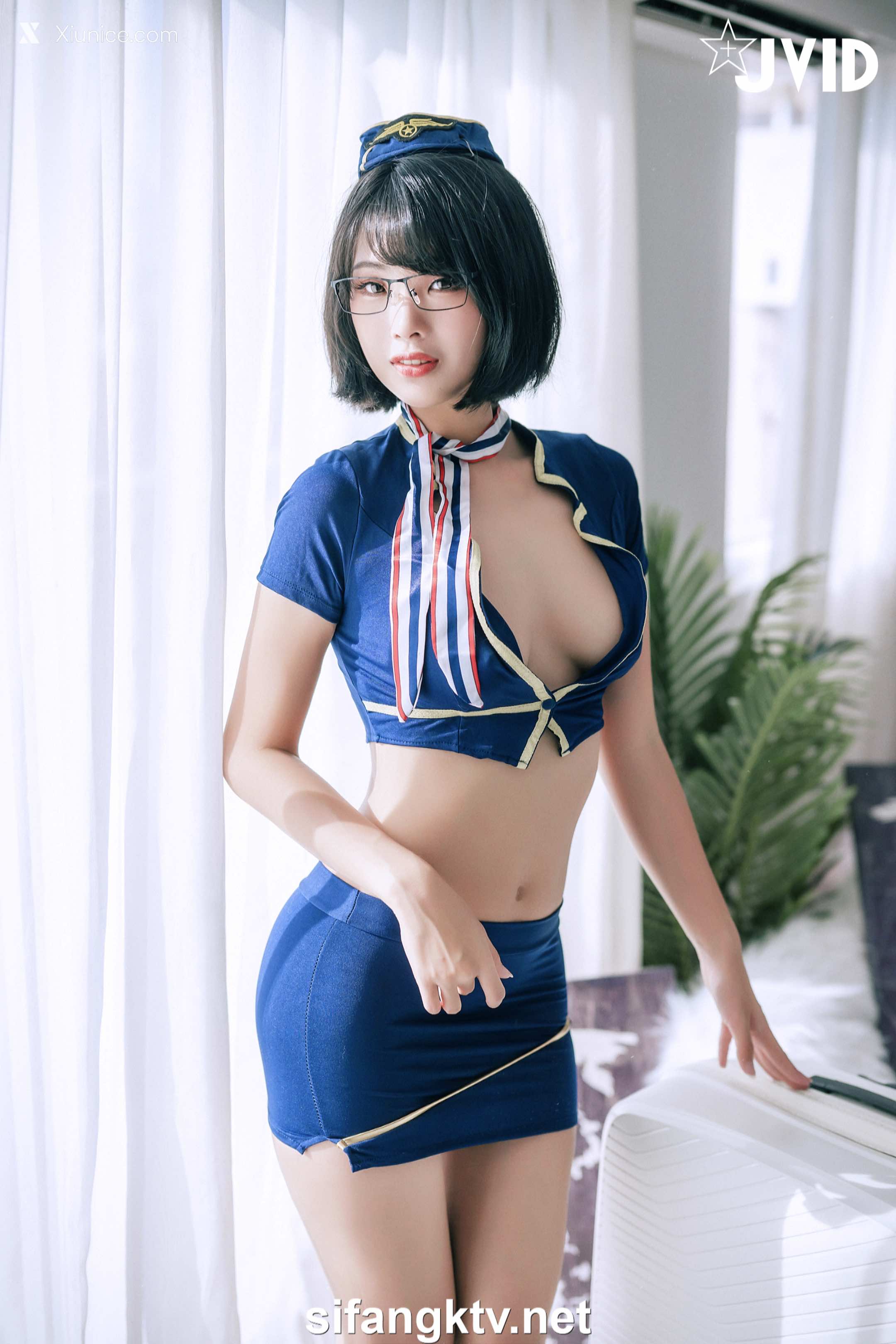 JVID – 露露咪 – 淫蕩美艷空姐的教育「性」 第1张