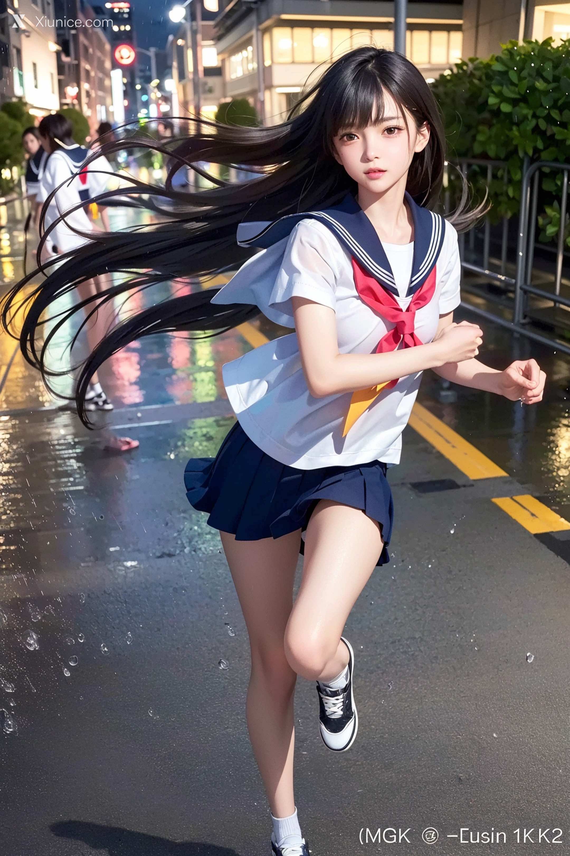 AI Girl – Pixiv.雨中少女 第7张