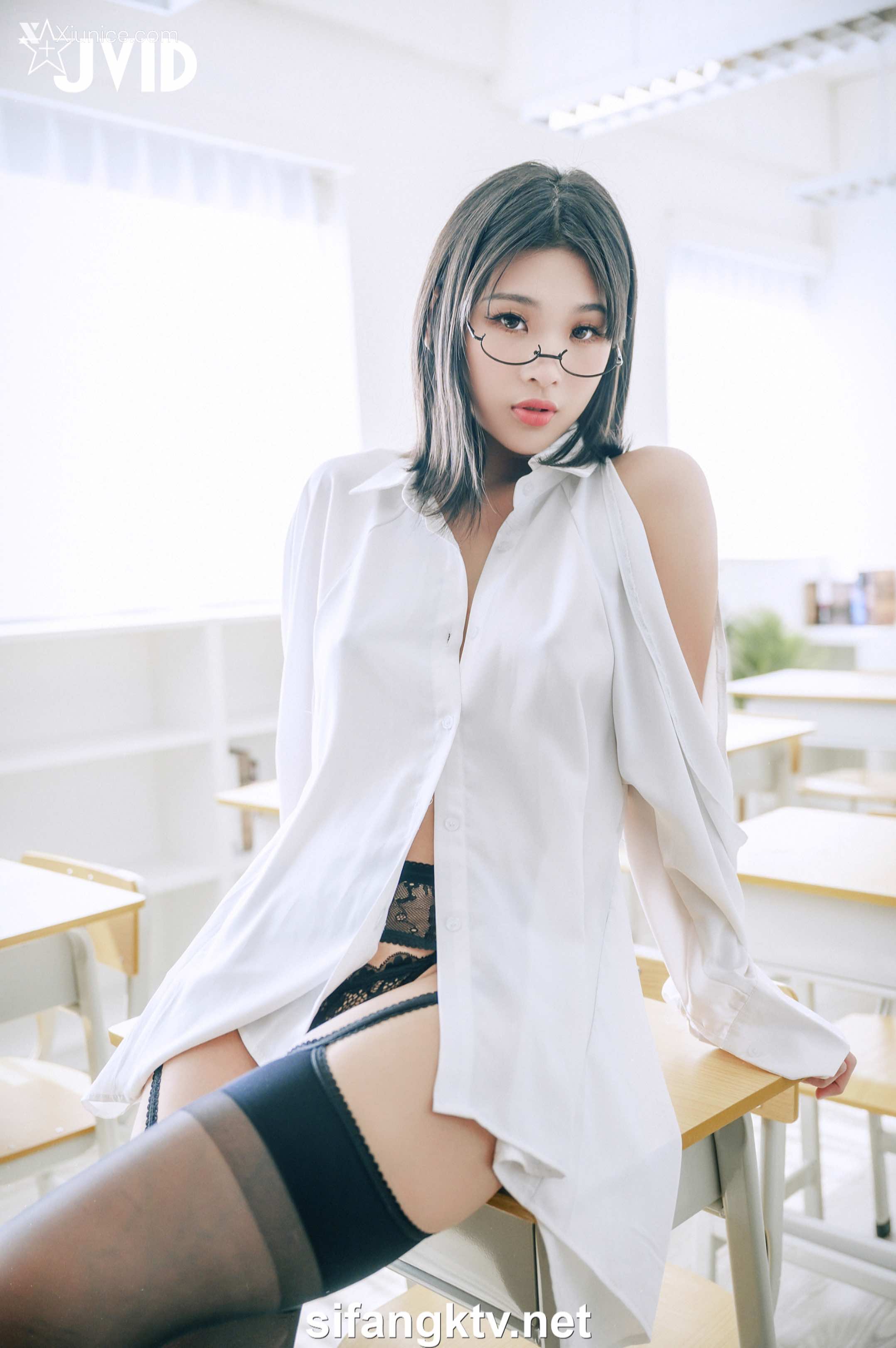 JVID – 露露咪 – 性愛成癮の性感女教師 第17张