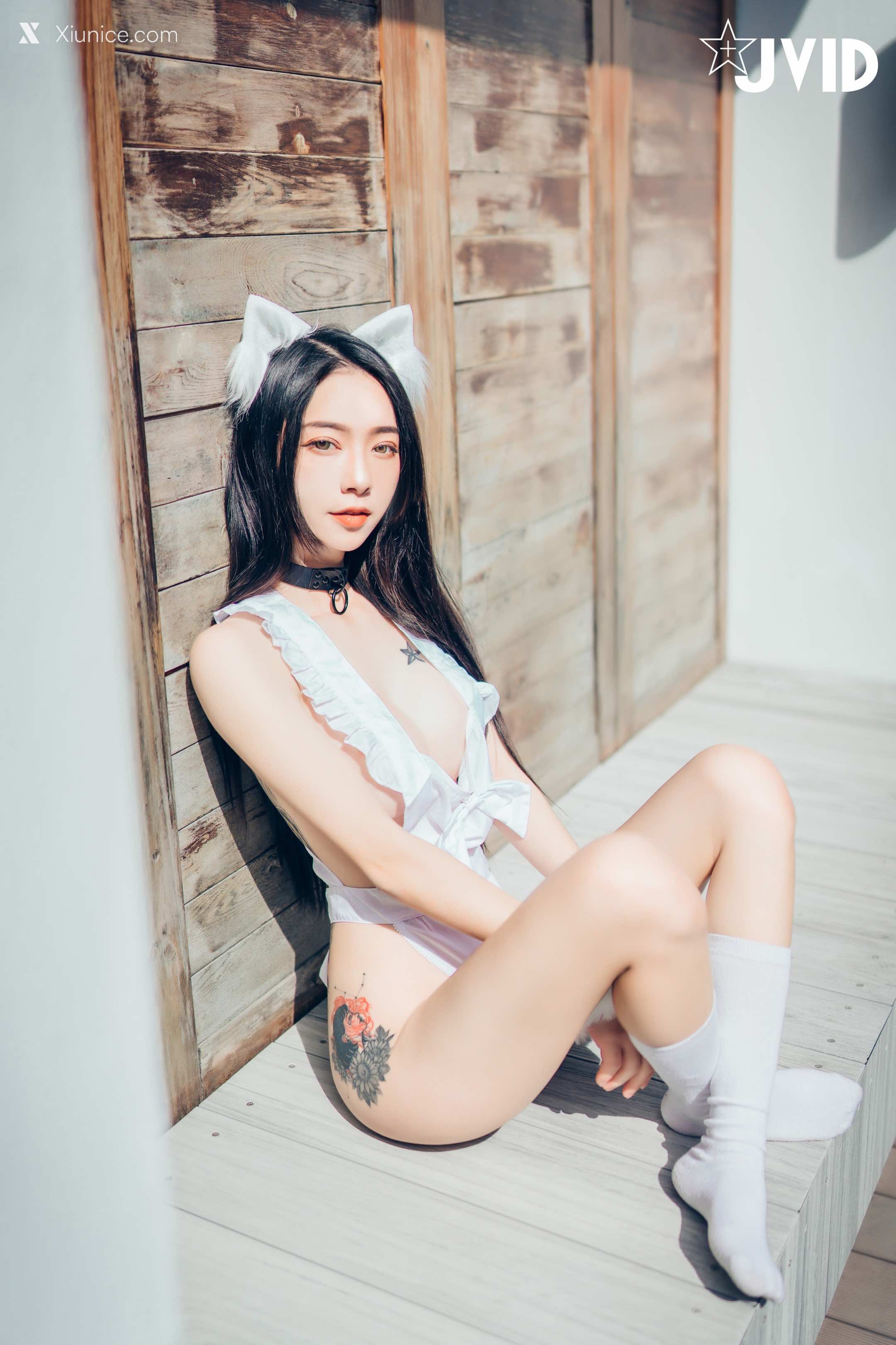 JVID – 飘飘 – 猫娘女友-全真空死库水女仆-足控-激凸透点 第42张