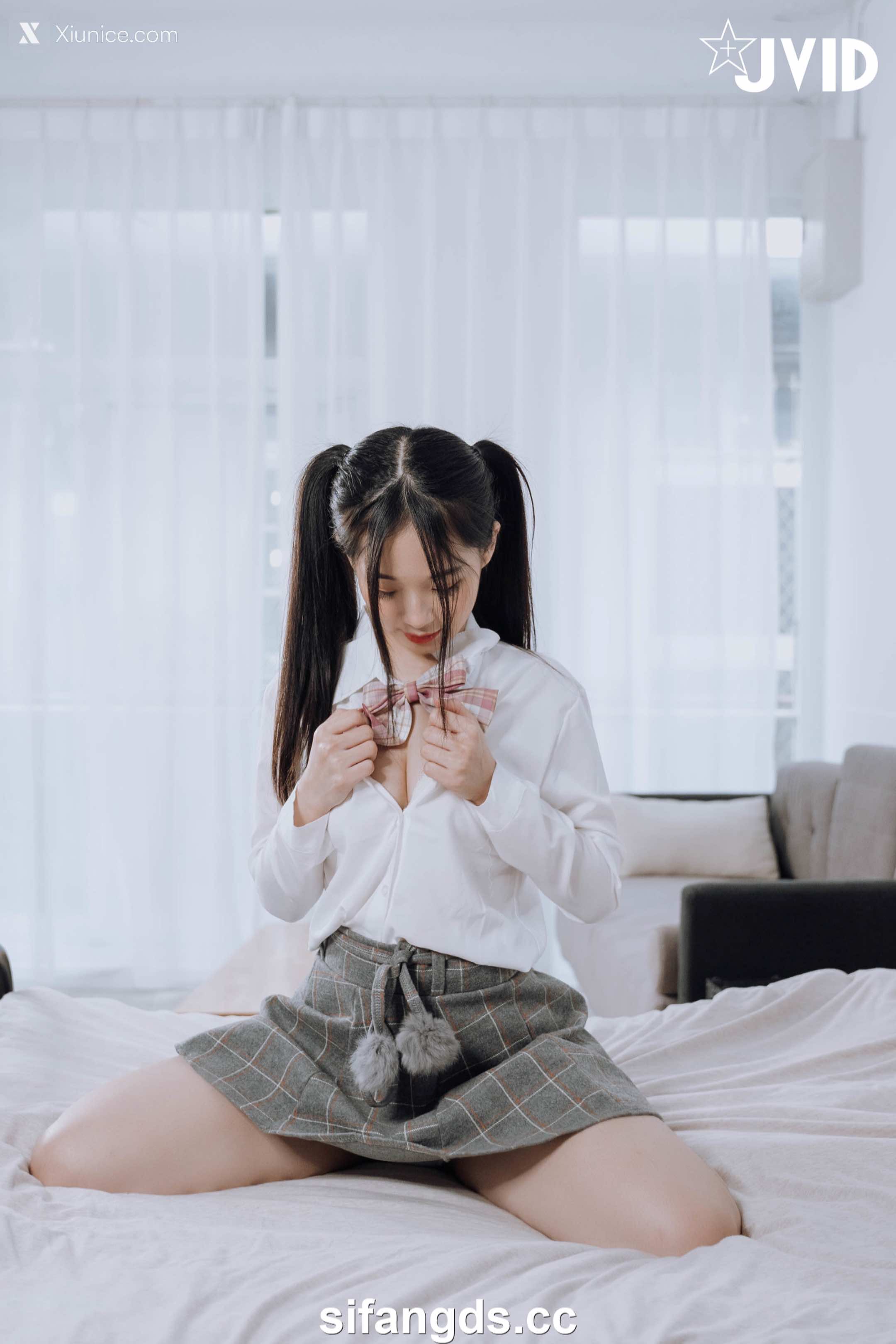 JVID – 婕咪 Juice – 雙馬尾女孩婕咪想在學長的胯下依偎(全裸無遮四點全開) 第16张