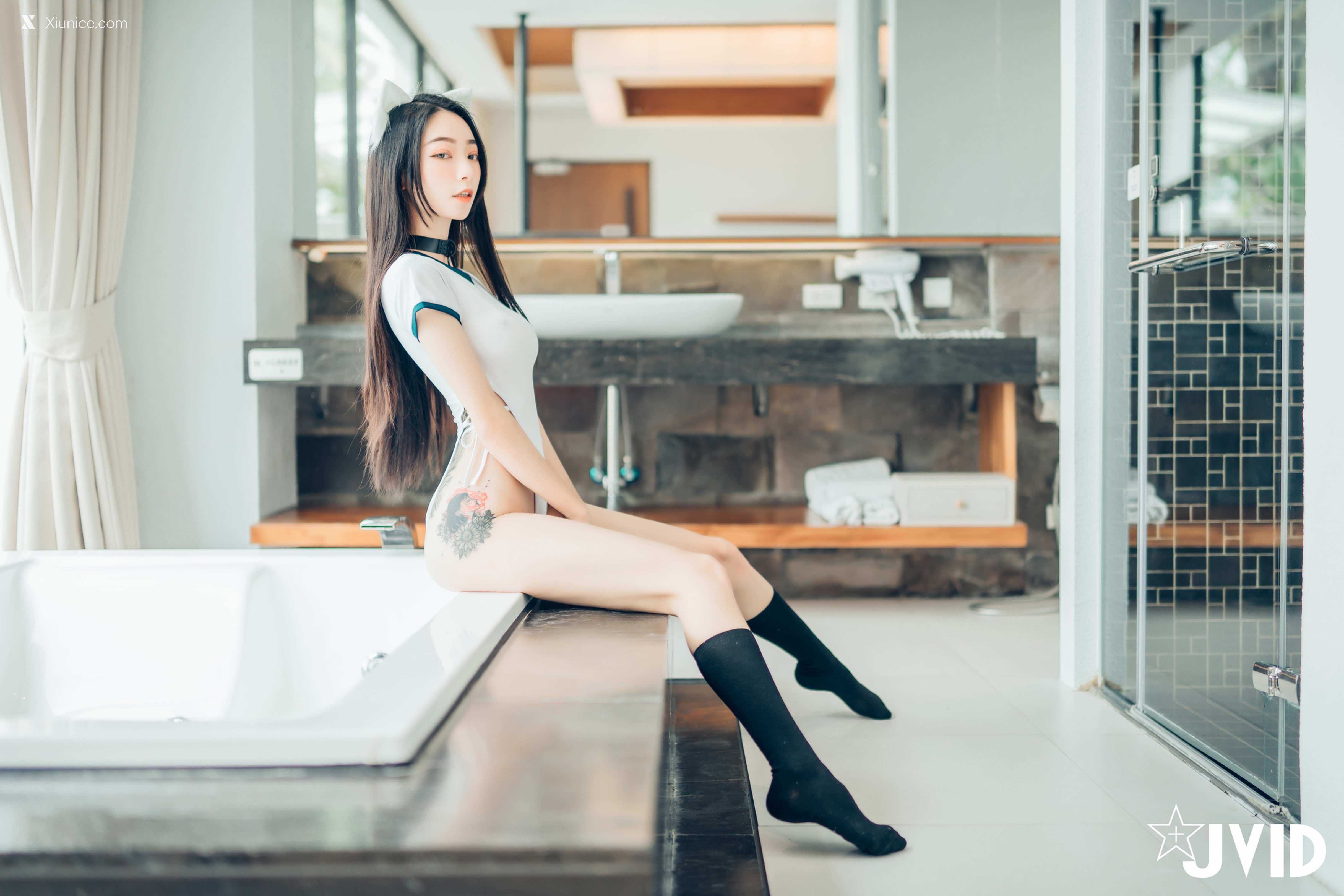 JVID – 飘飘 – 猫娘女友-全真空死库水女仆-足控-激凸透点 第140张