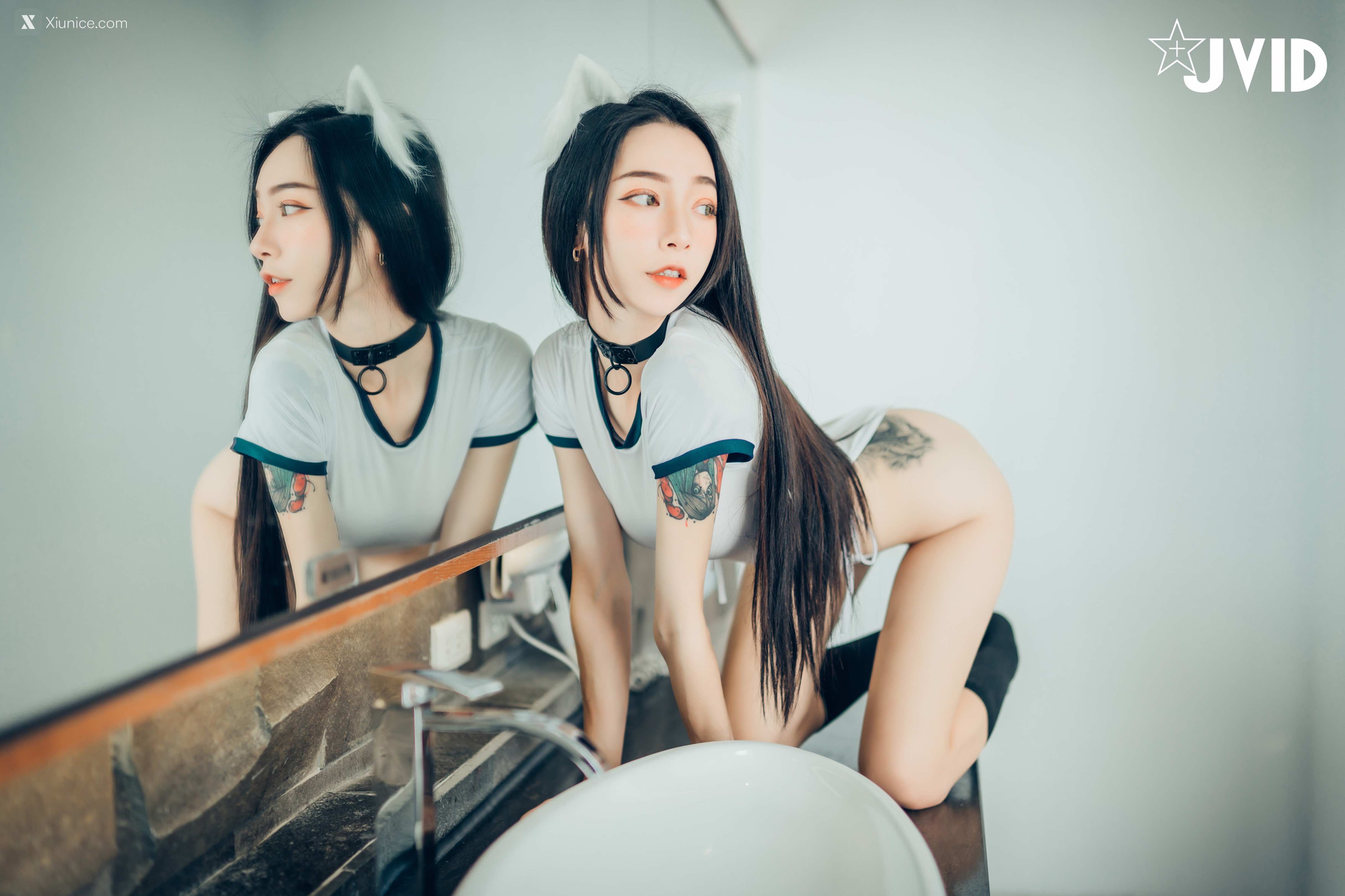 JVID – 飘飘 – 猫娘女友-全真空死库水女仆-足控-激凸透点 第110张