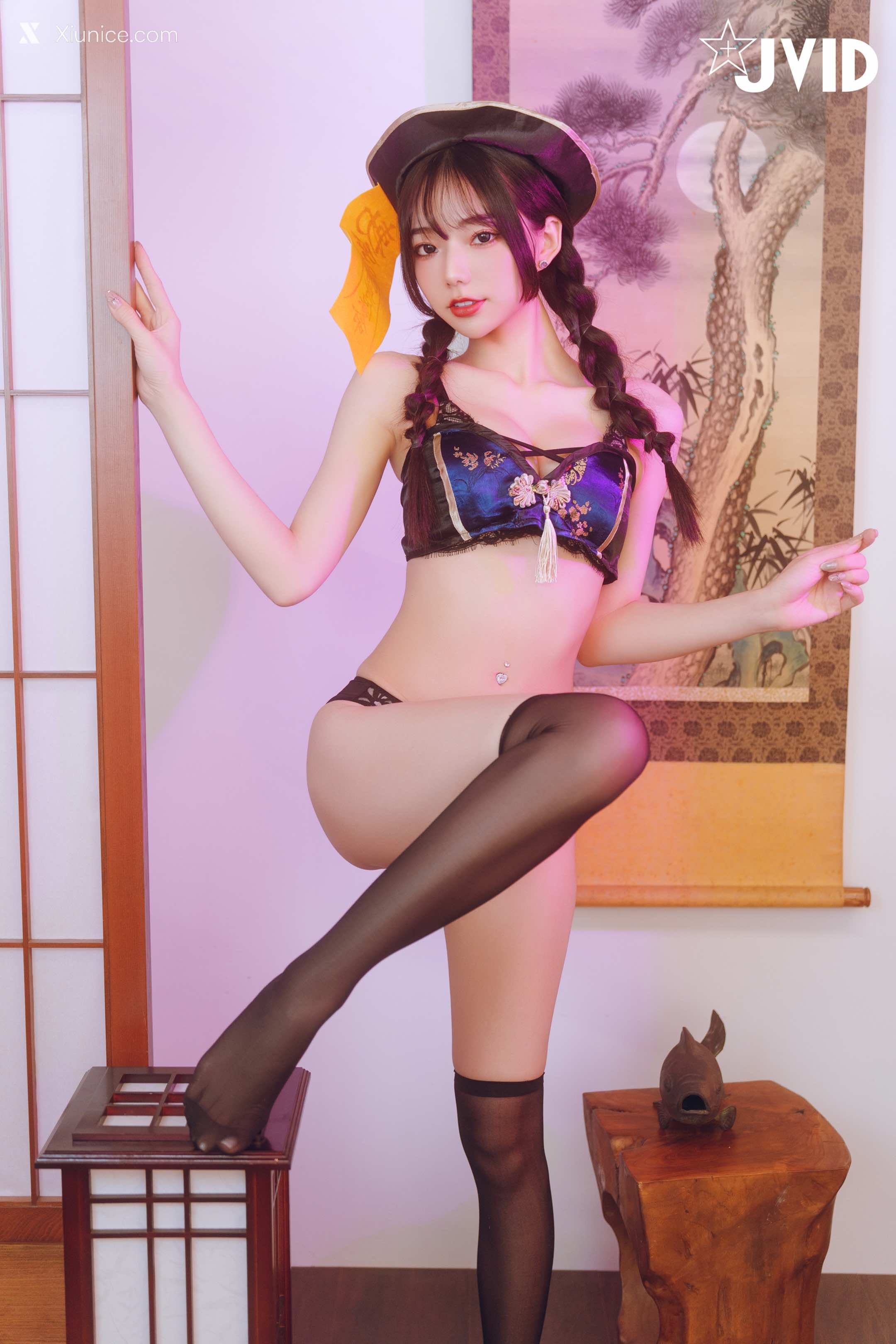 JVID – 啾啾 – ゾンビ殭屍版女友注射愛の能量變成人類!!! 第7张