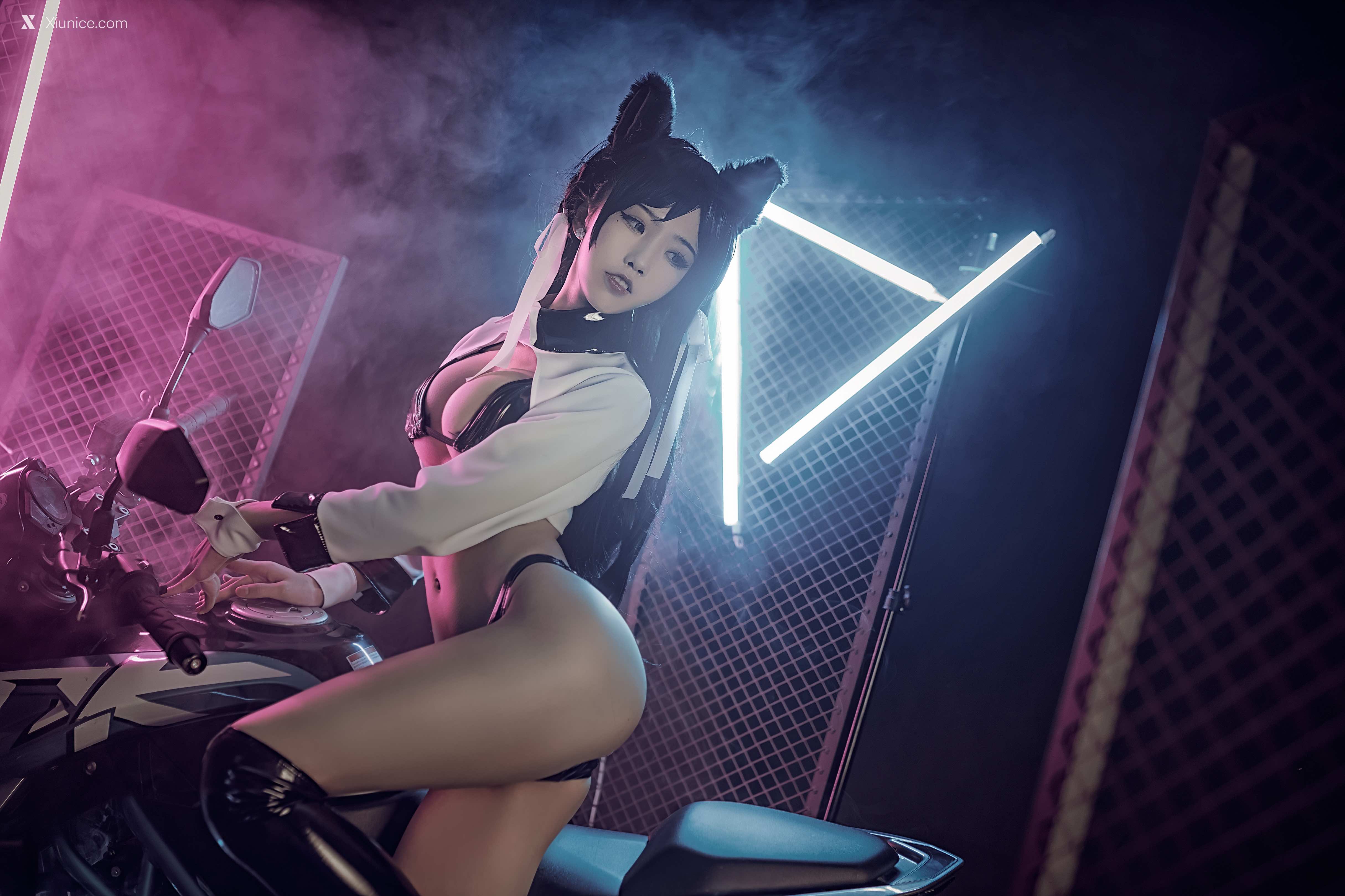 Coser@水淼Aqua – Vol.015 爱宕犬 机车 第6张