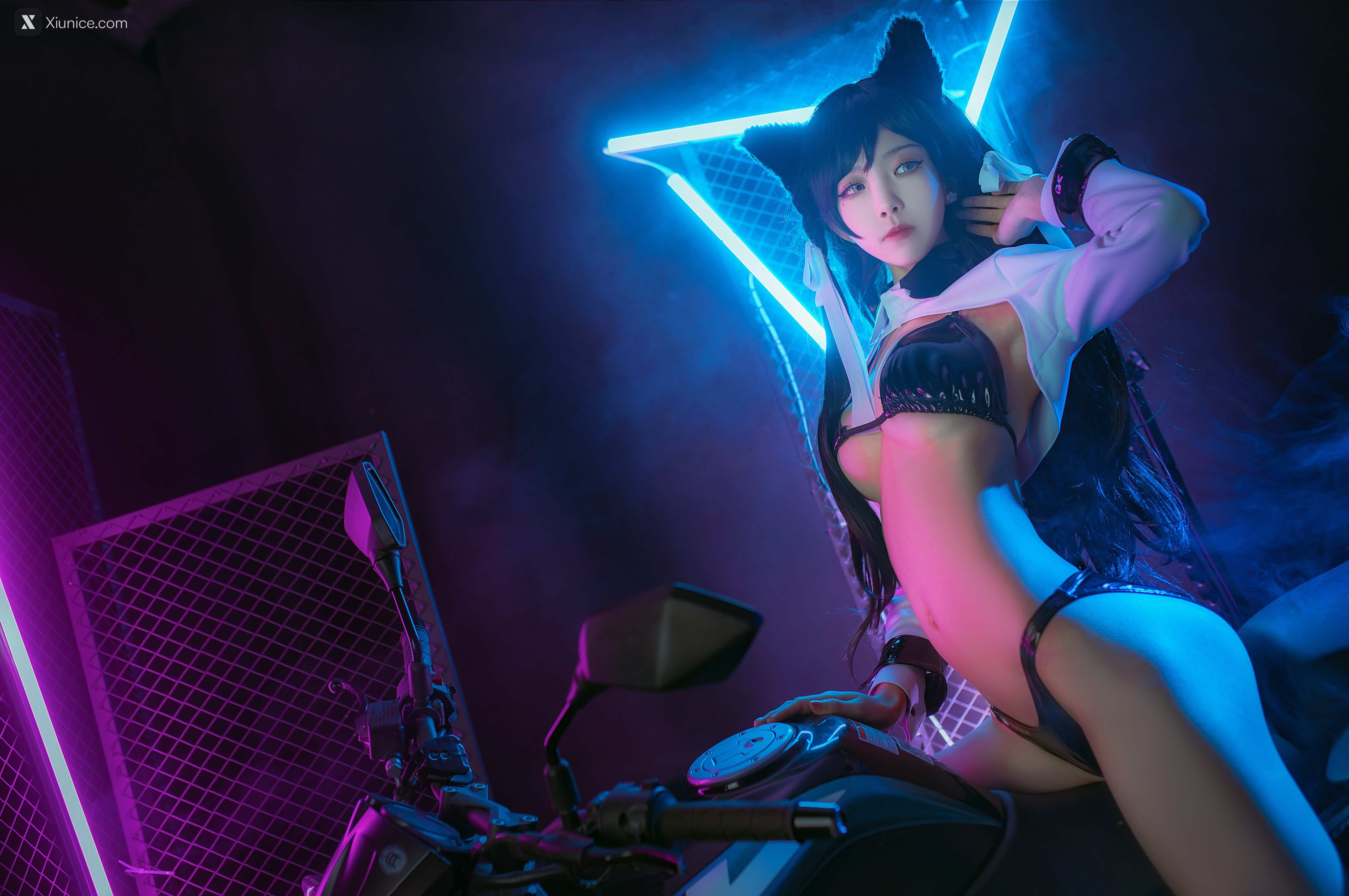 Coser@水淼Aqua – Vol.015 爱宕犬 机车 第13张