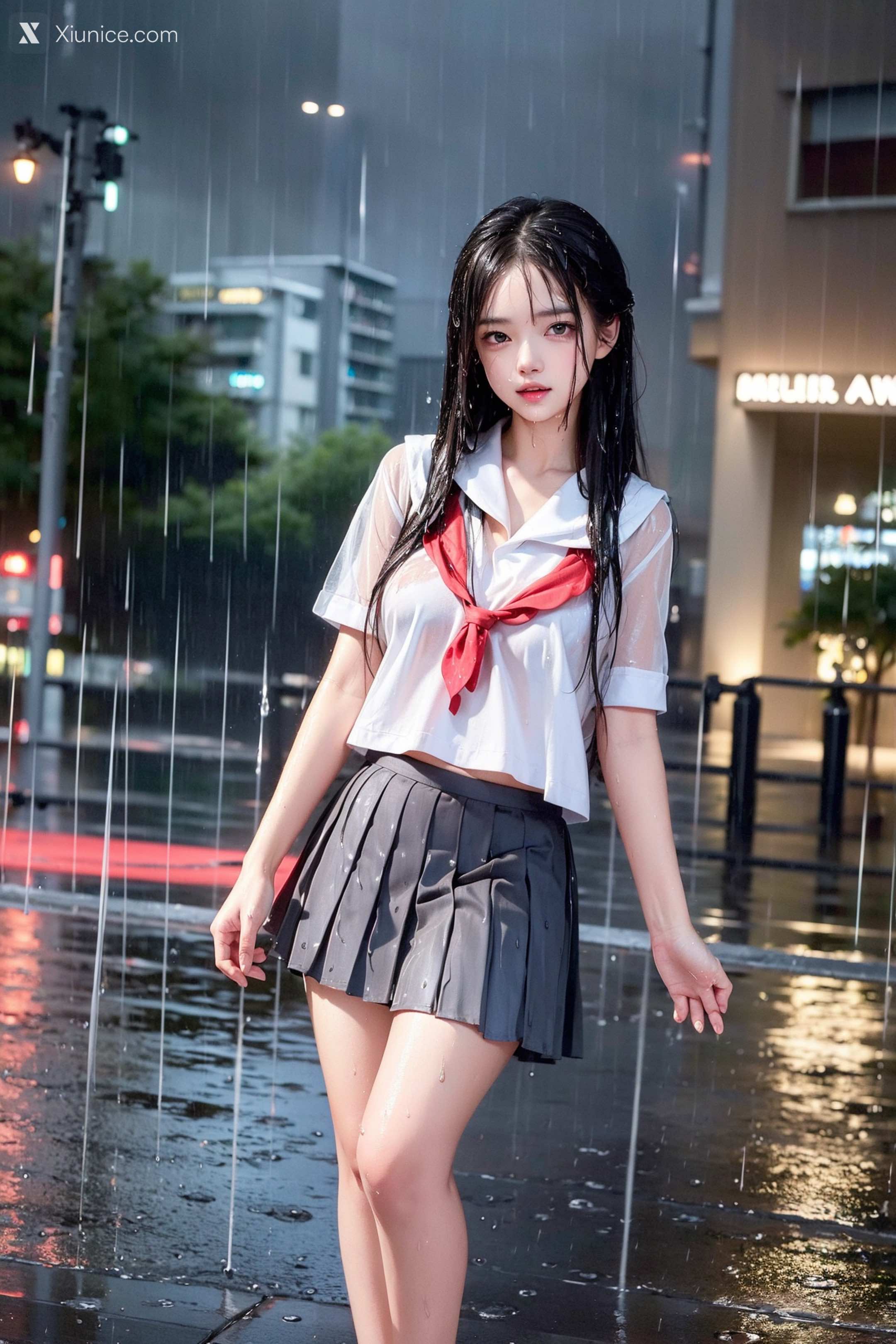 AI Girl – Pixiv.雨中少女 第27张