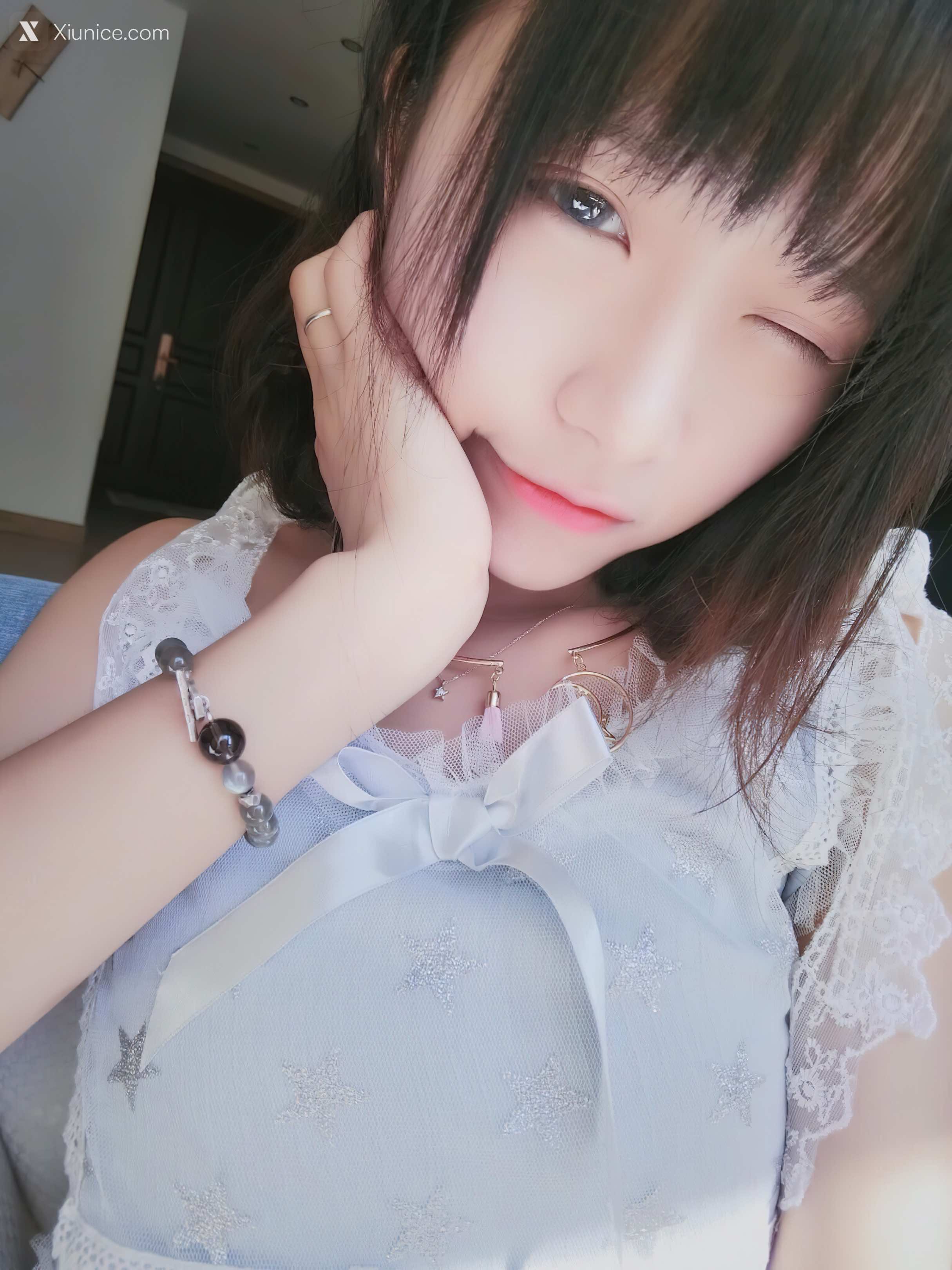 Coser@布丁大法 (Pudding Dafa) 透纱蕾丝白袜 第22张