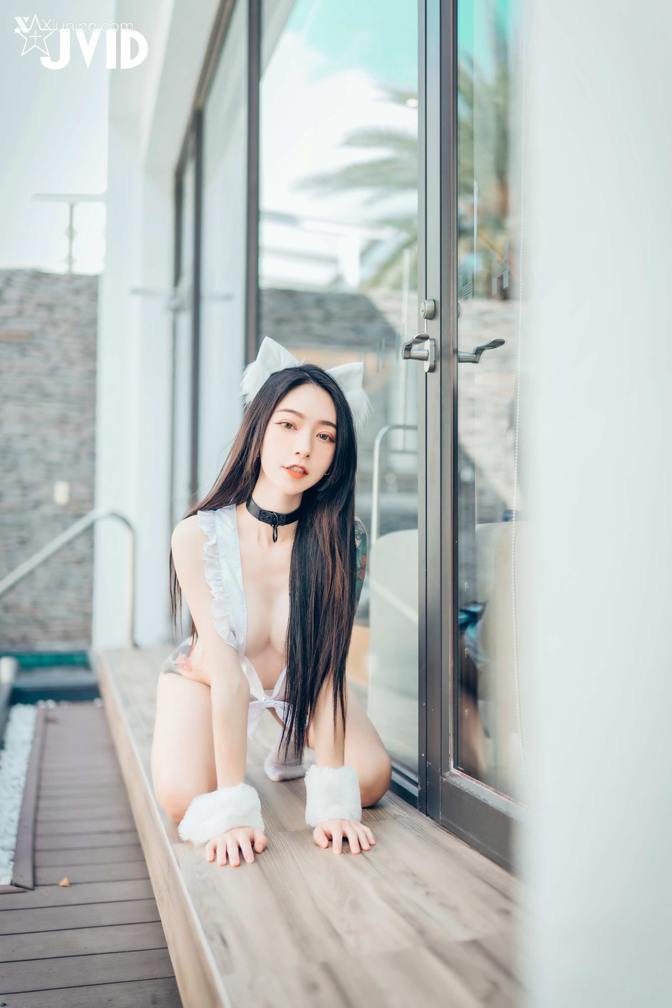 JVID – 飘飘 – 猫娘女友-全真空死库水女仆-足控-激凸透点 第26张