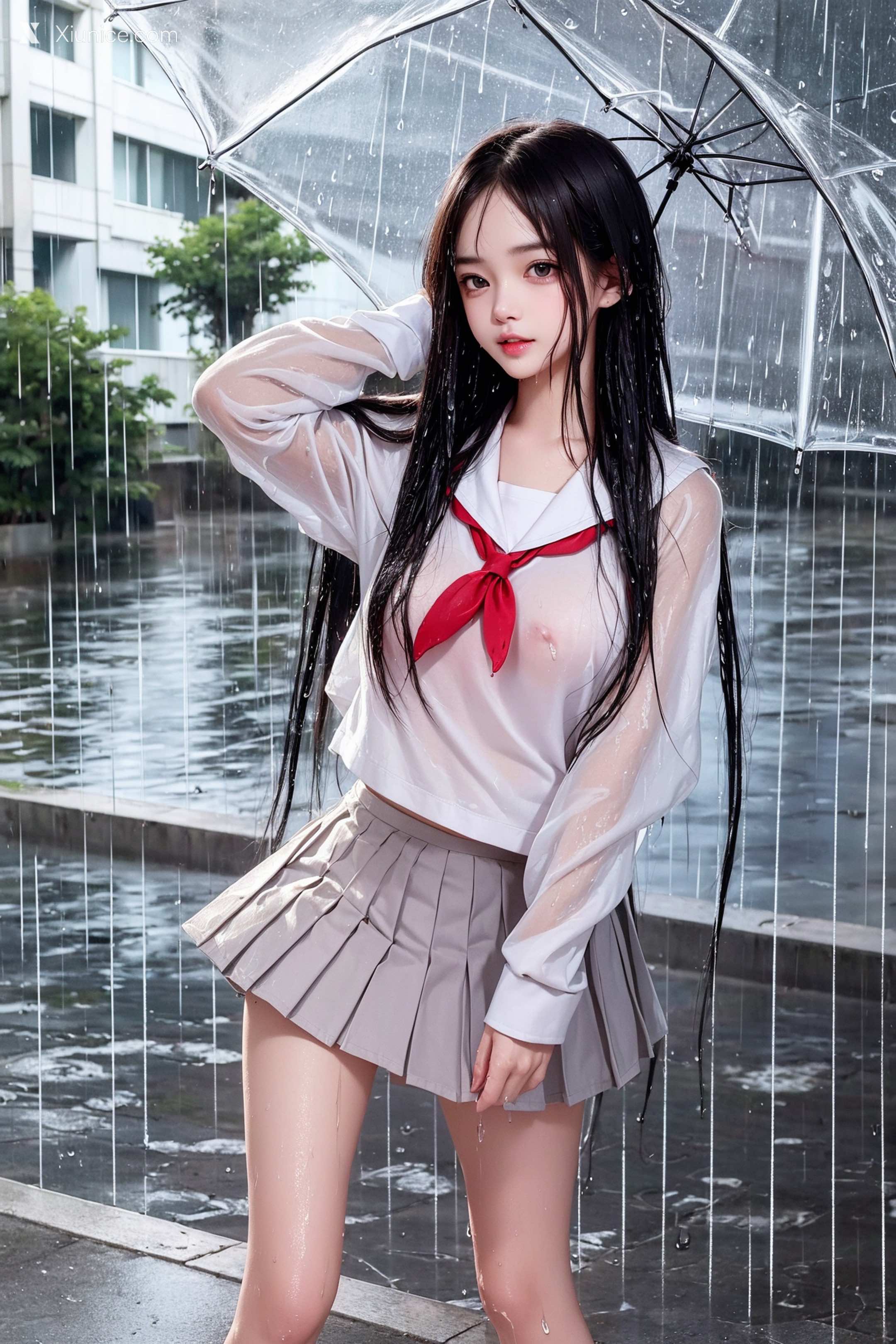 AI Girl – Pixiv.雨中少女 第35张