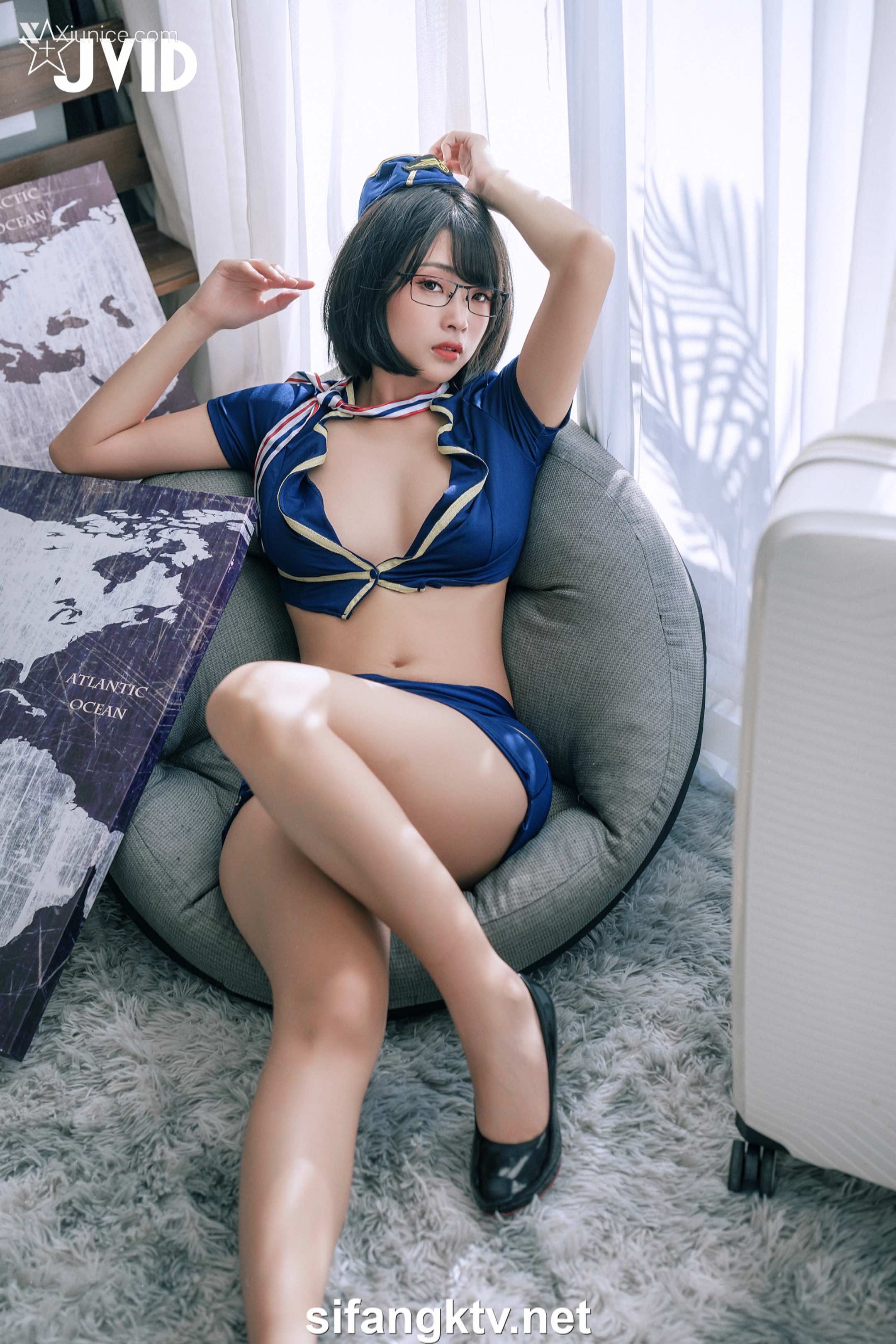 JVID – 露露咪 – 淫蕩美艷空姐的教育「性」 第86张