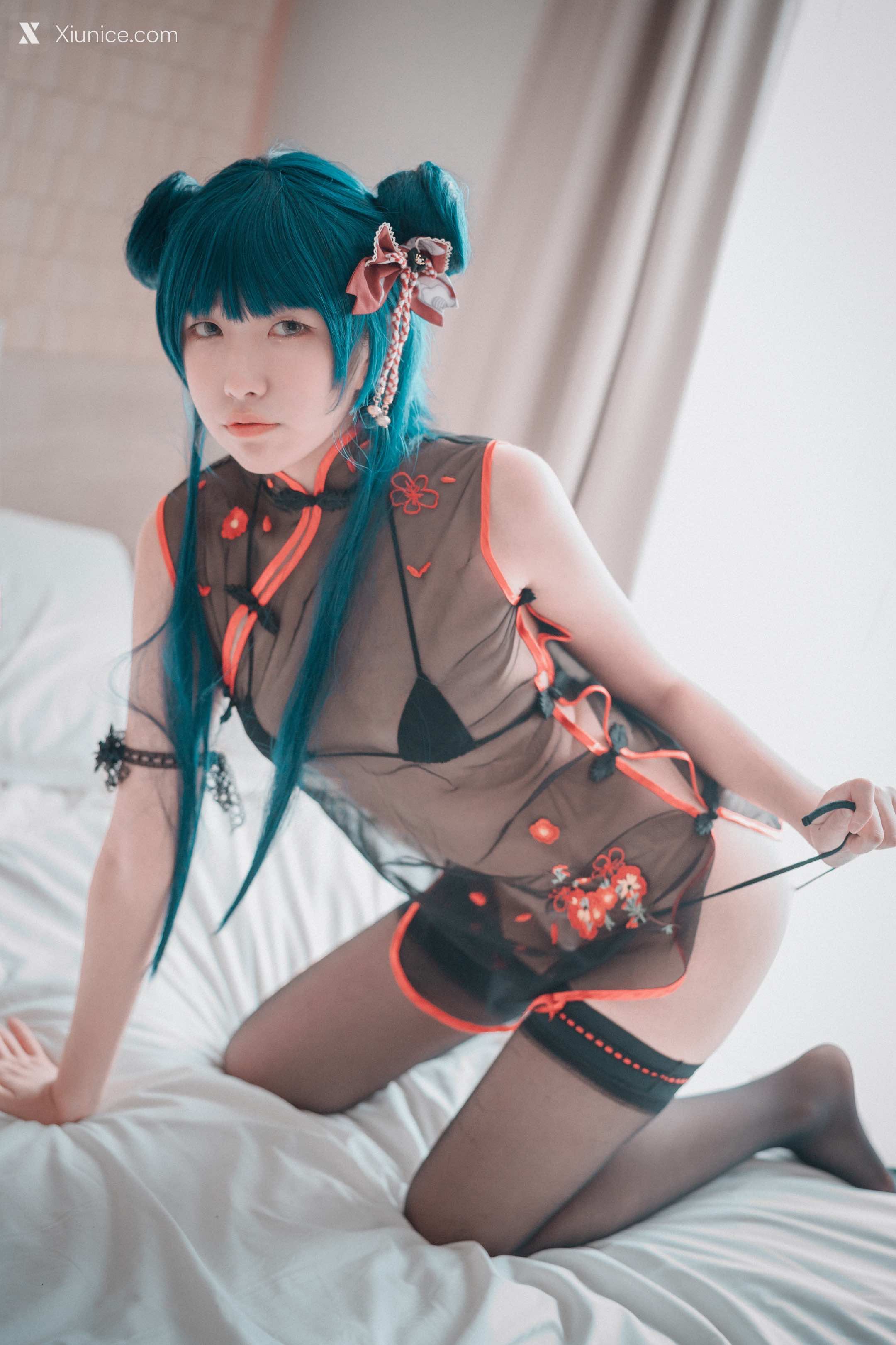 DJAWA Photo – Sonson (손손) – Sheer Qipao Girl 第35张