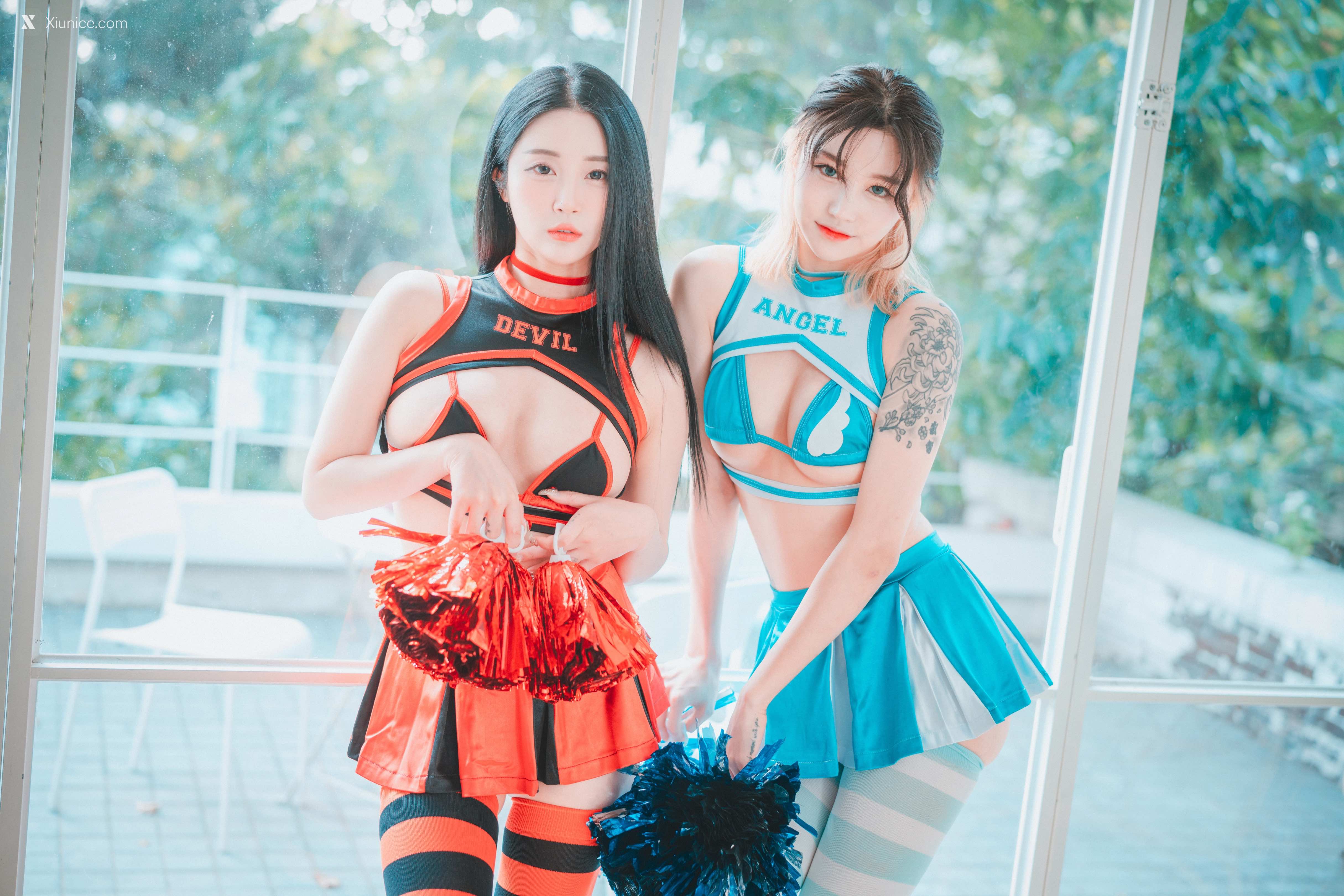 DJAWA Photo – Tae Ri (태리) & Bomi (보미) – “Devil 666 & Angel 777” 第5张