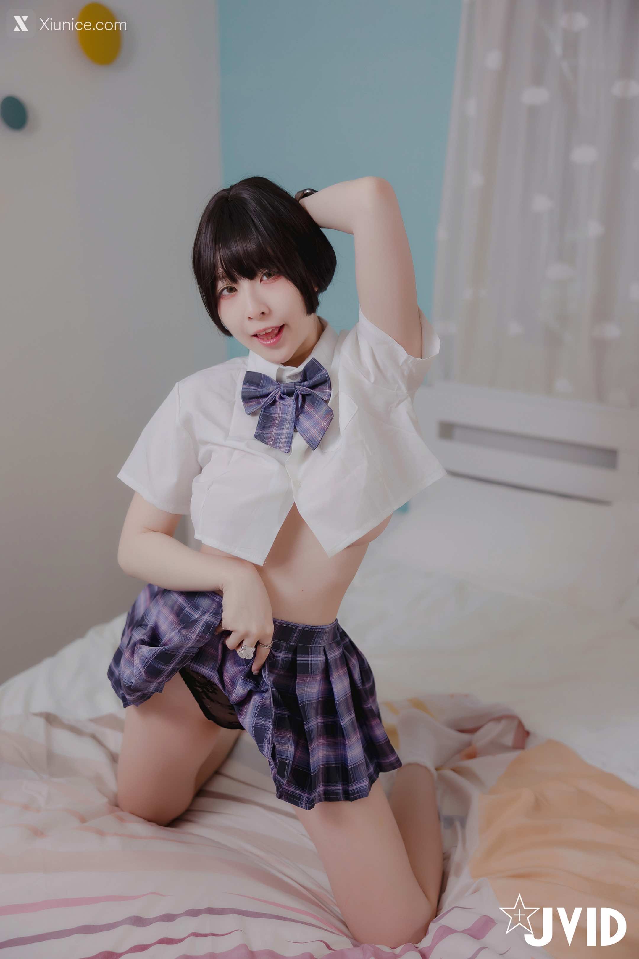 JVID – 黎菲兒 – 超狂真實32Icup學妹-看色色漫畫難解性慾-青春期少女情慾初開-邀約學長打電動互尬沒想到擦槍走火變成打炮切磋 第2张