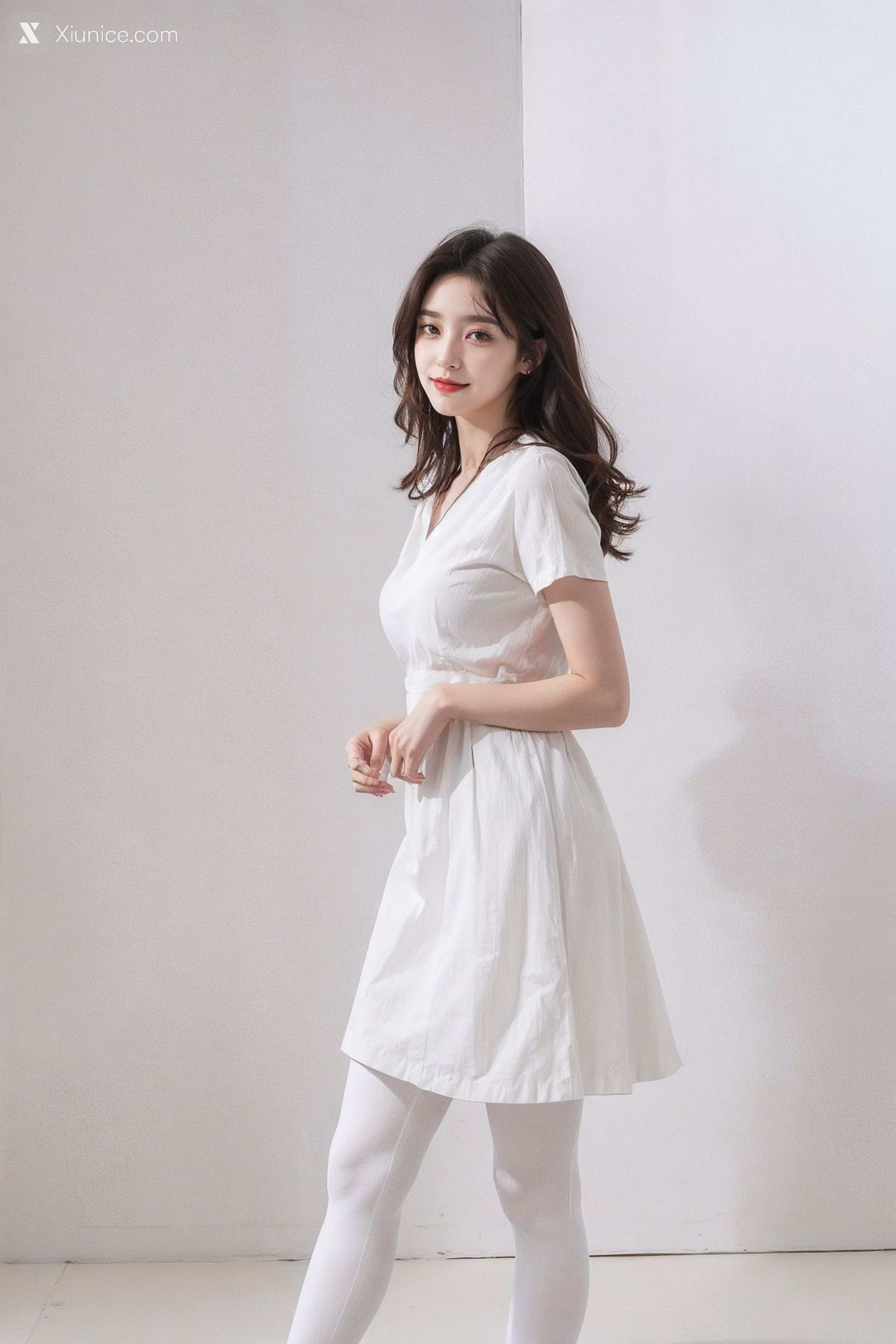 AI Girl – kaiysx作品 – White stockings 第4张