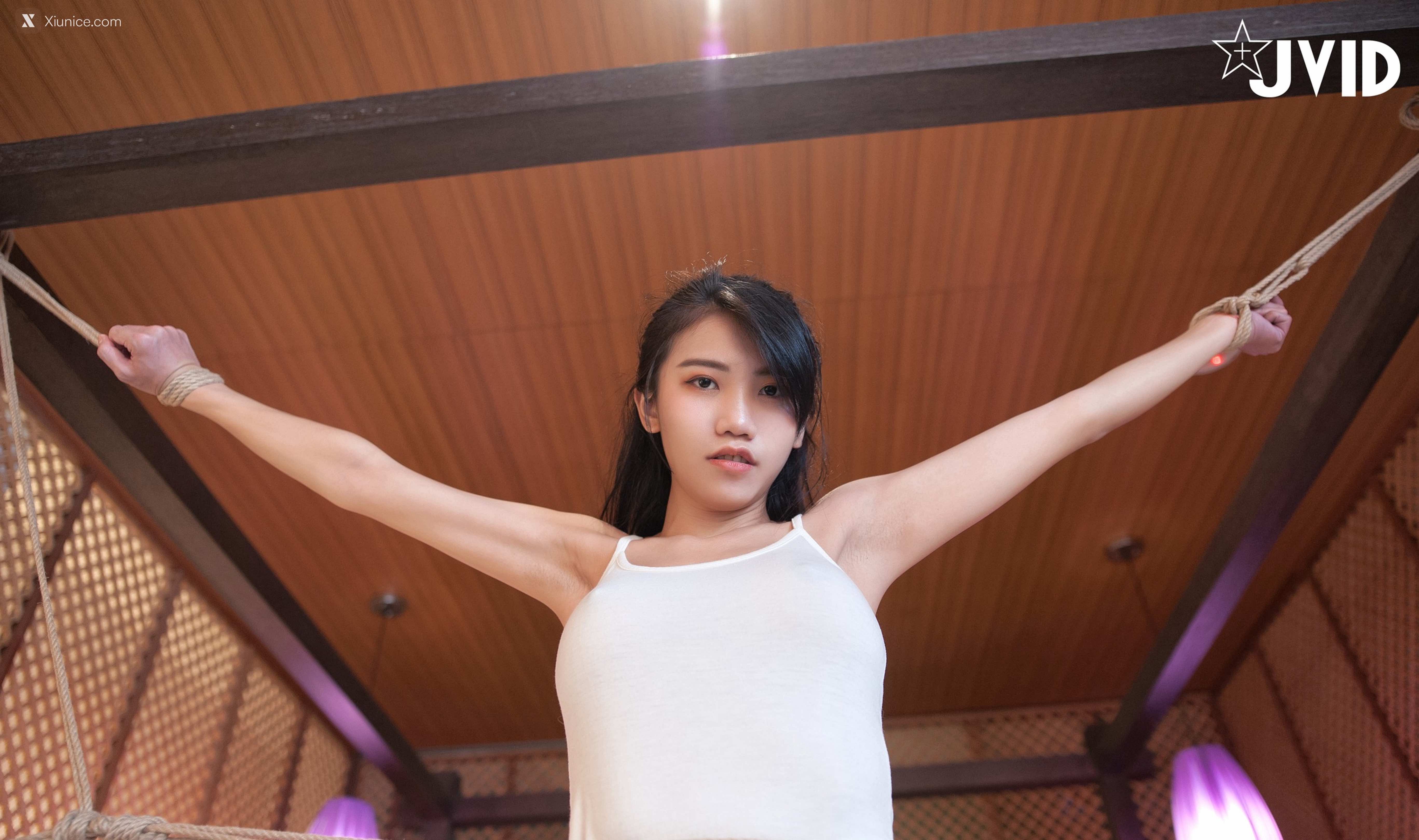 JVID – 伊芙蝶 – 金屬手銬の逃脫失敗!!! 全身緊縛+口球の口水收集 第17张