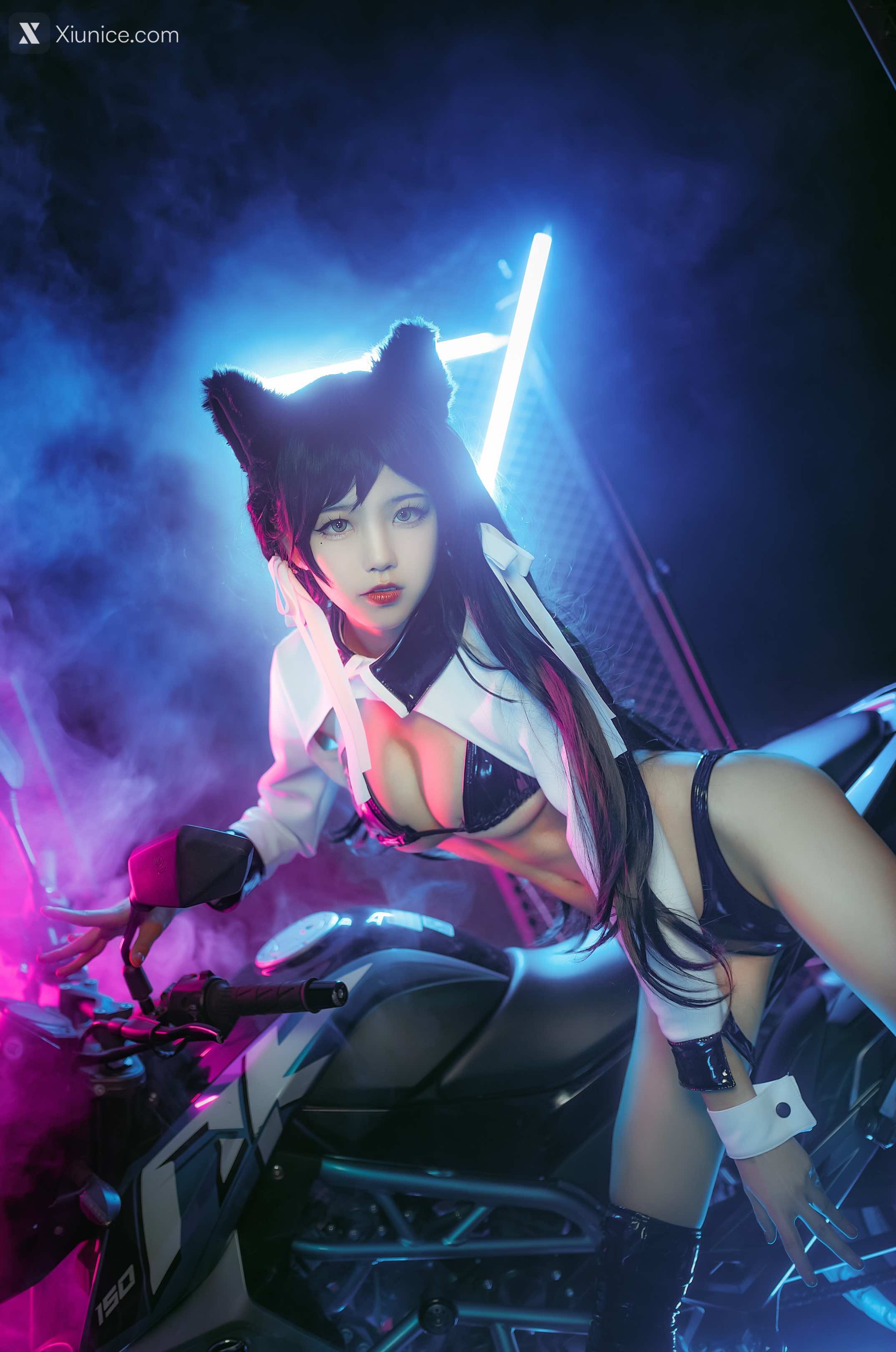 Coser@水淼Aqua – Vol.015 爱宕犬 机车 第8张