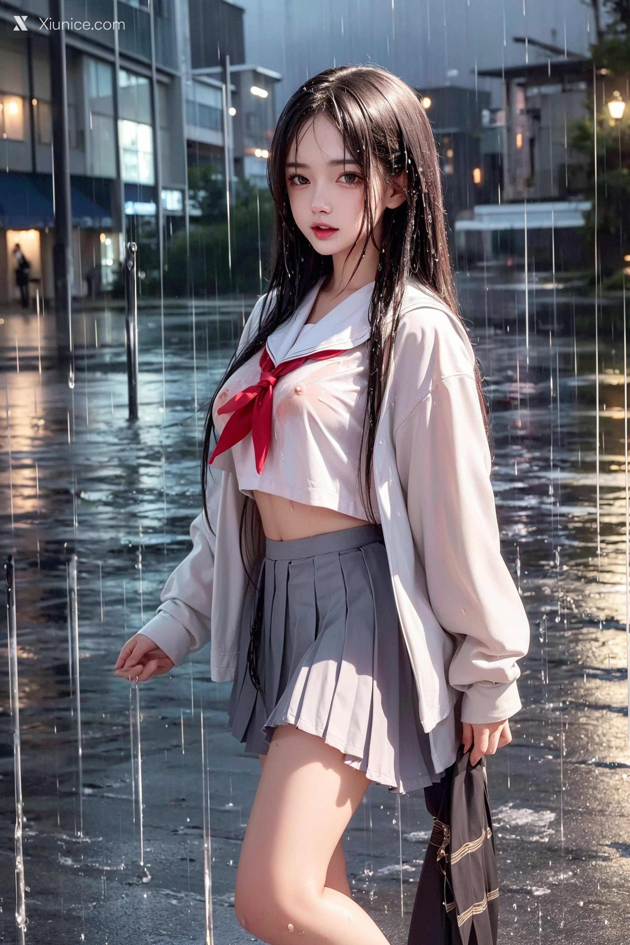 AI Girl – Pixiv.雨中少女 第33张