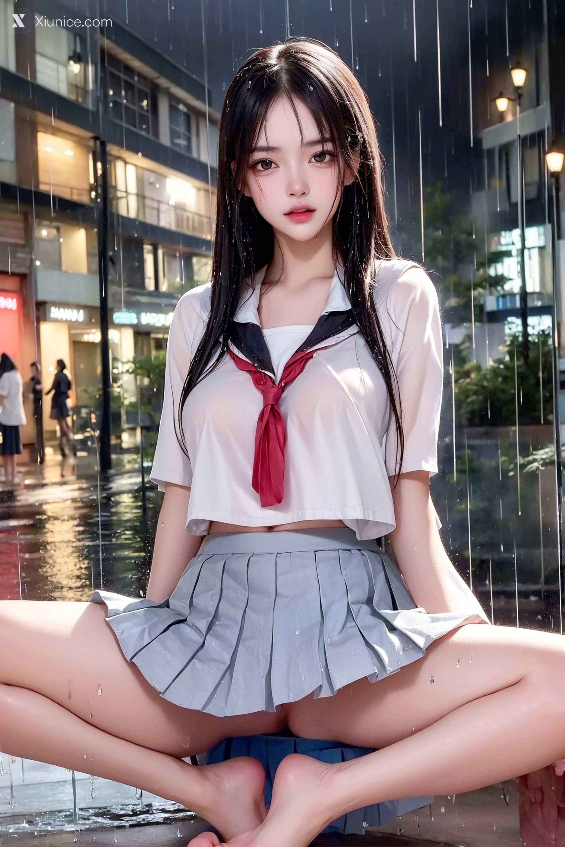 AI Girl – Pixiv.雨中少女 第42张