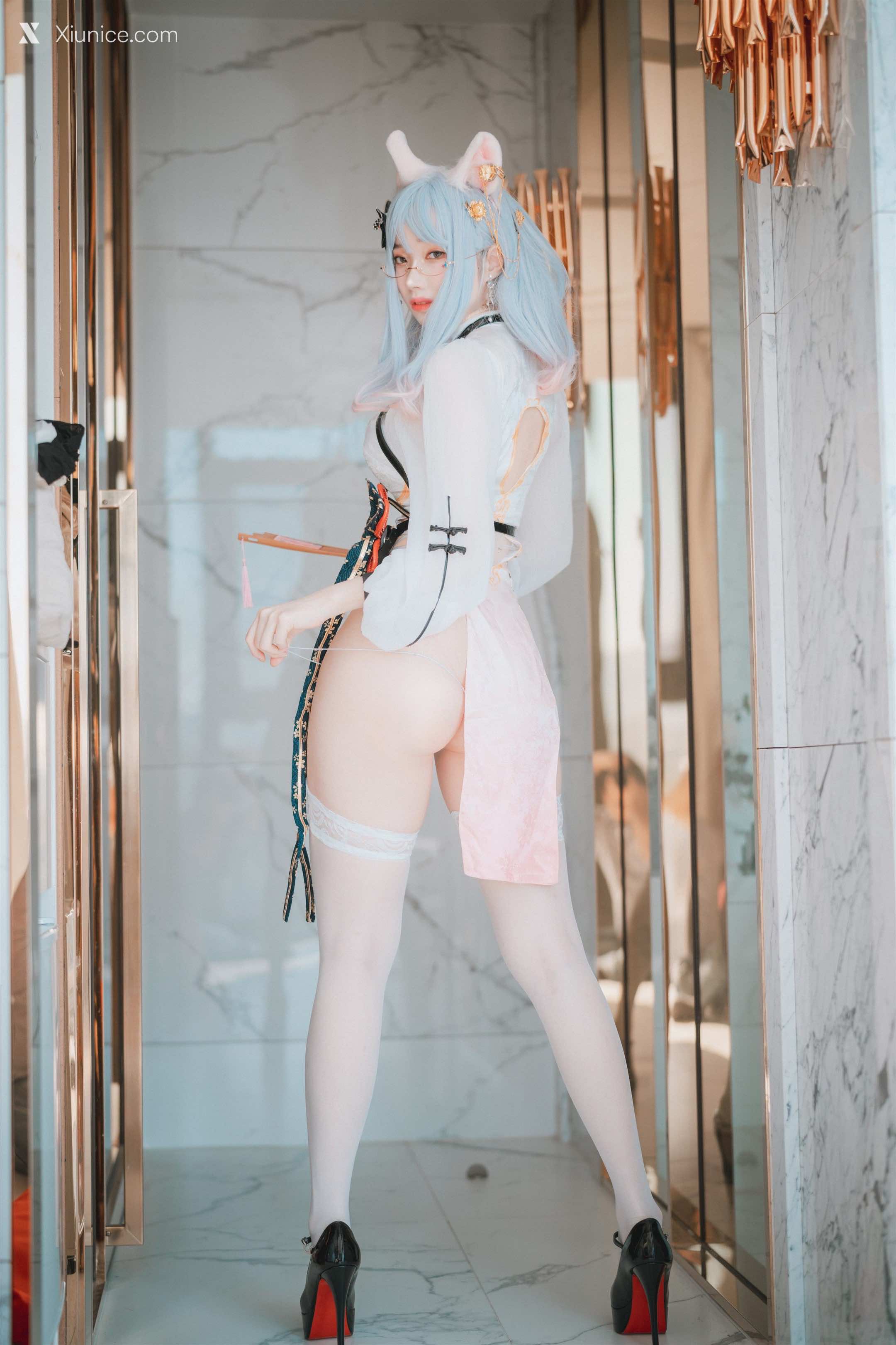 DJAWA Photo – Bambi (밤비) – Le Chat Porte un Qípáo 第23张