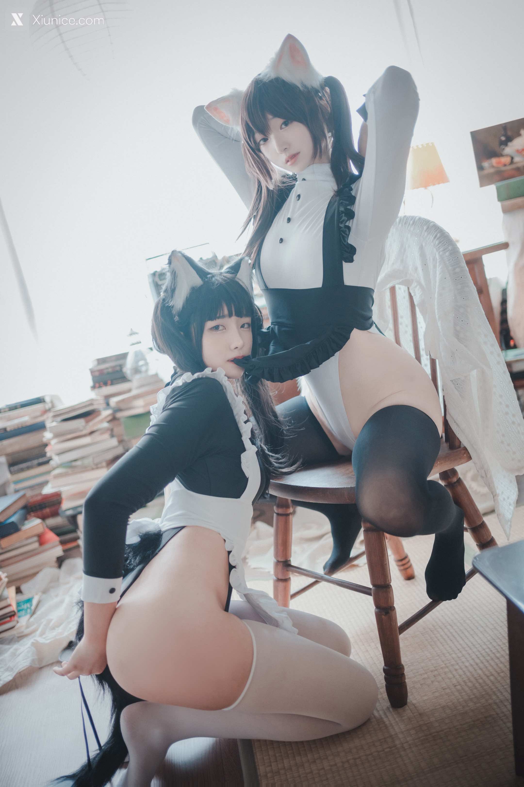 DJAWA Photo – Bambi (밤비) & Sonson (손손) – Maid Mansion W 第51张