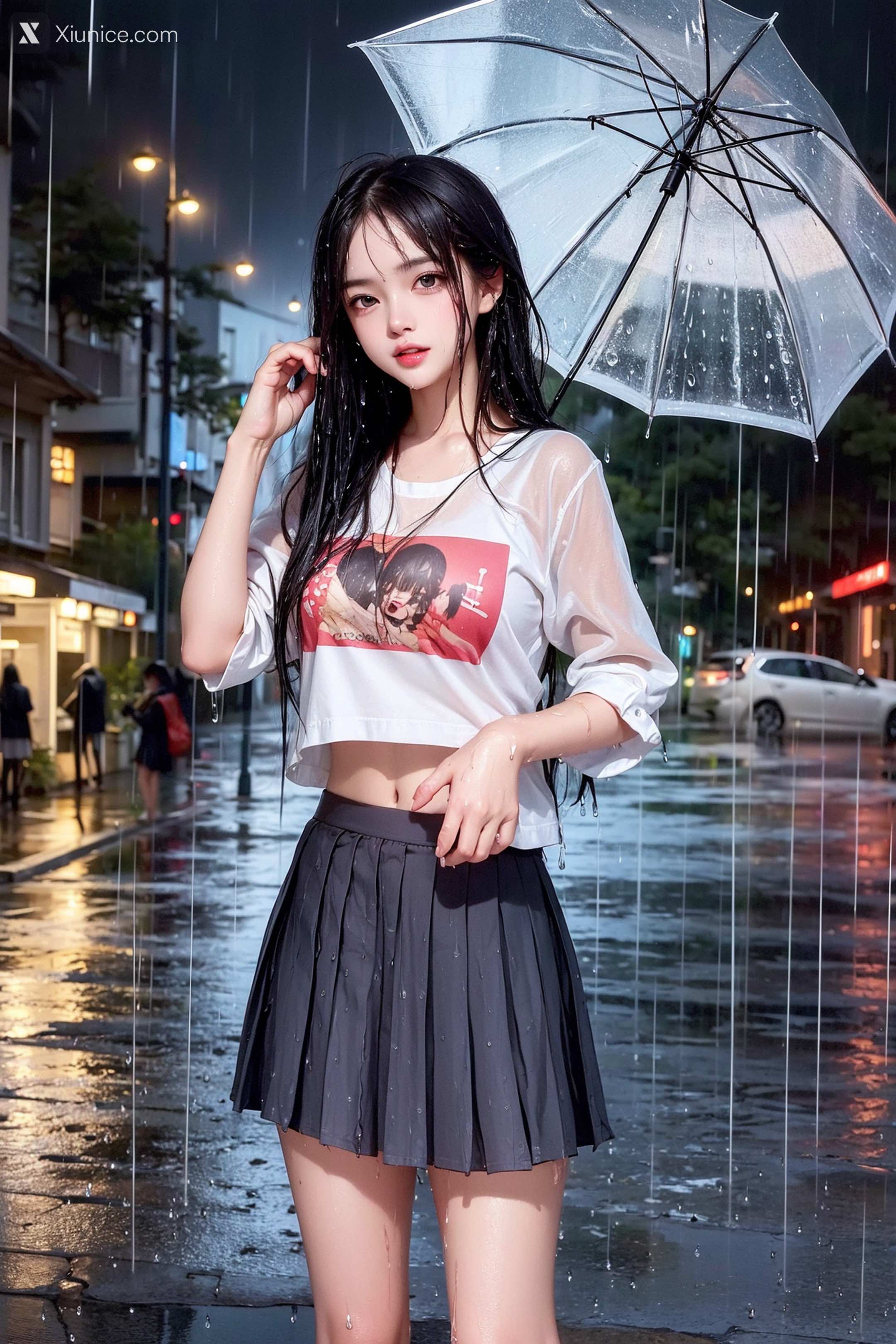 AI Girl – Pixiv.雨中少女 第29张