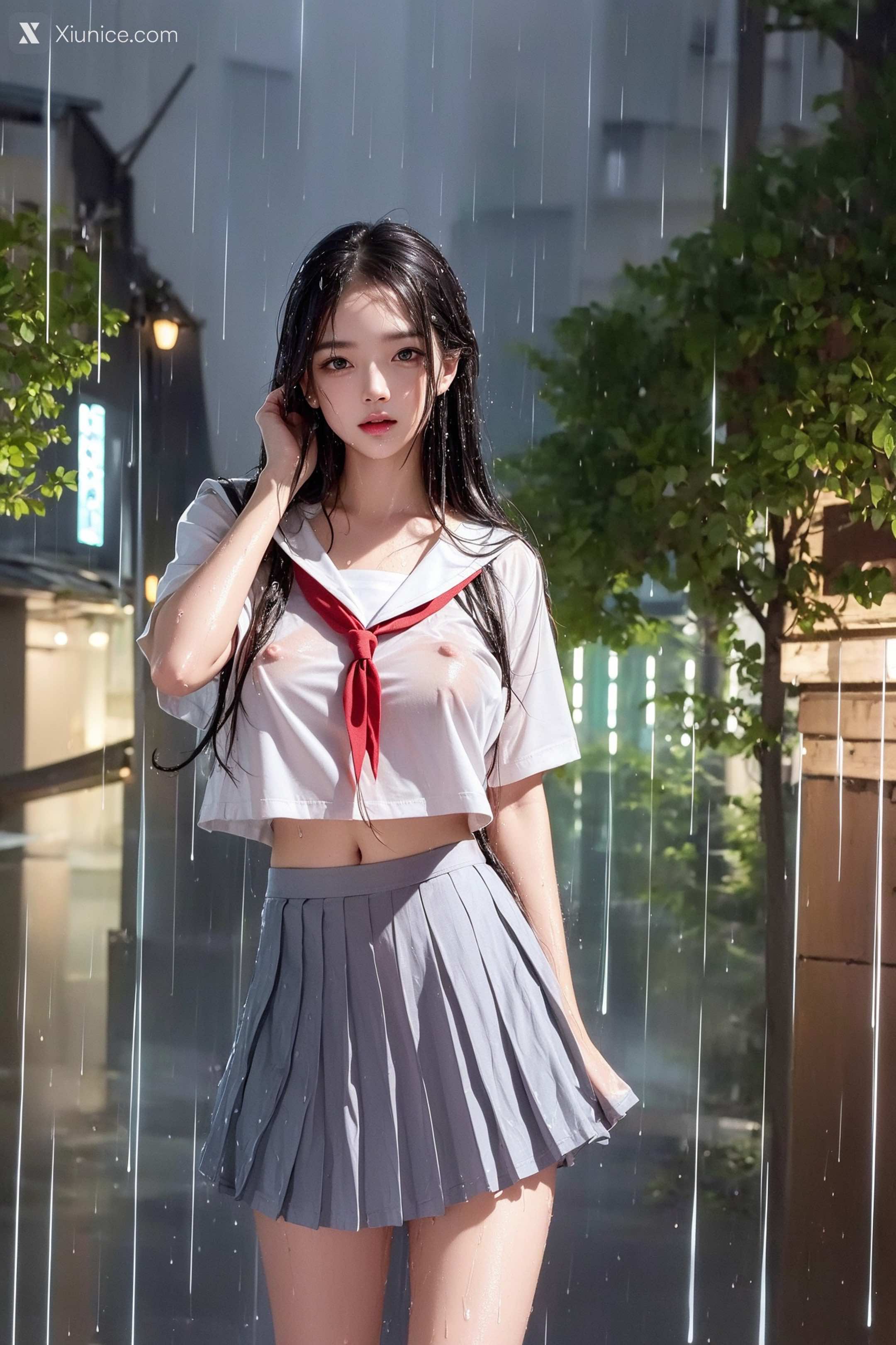AI Girl – Pixiv.雨中少女 第37张