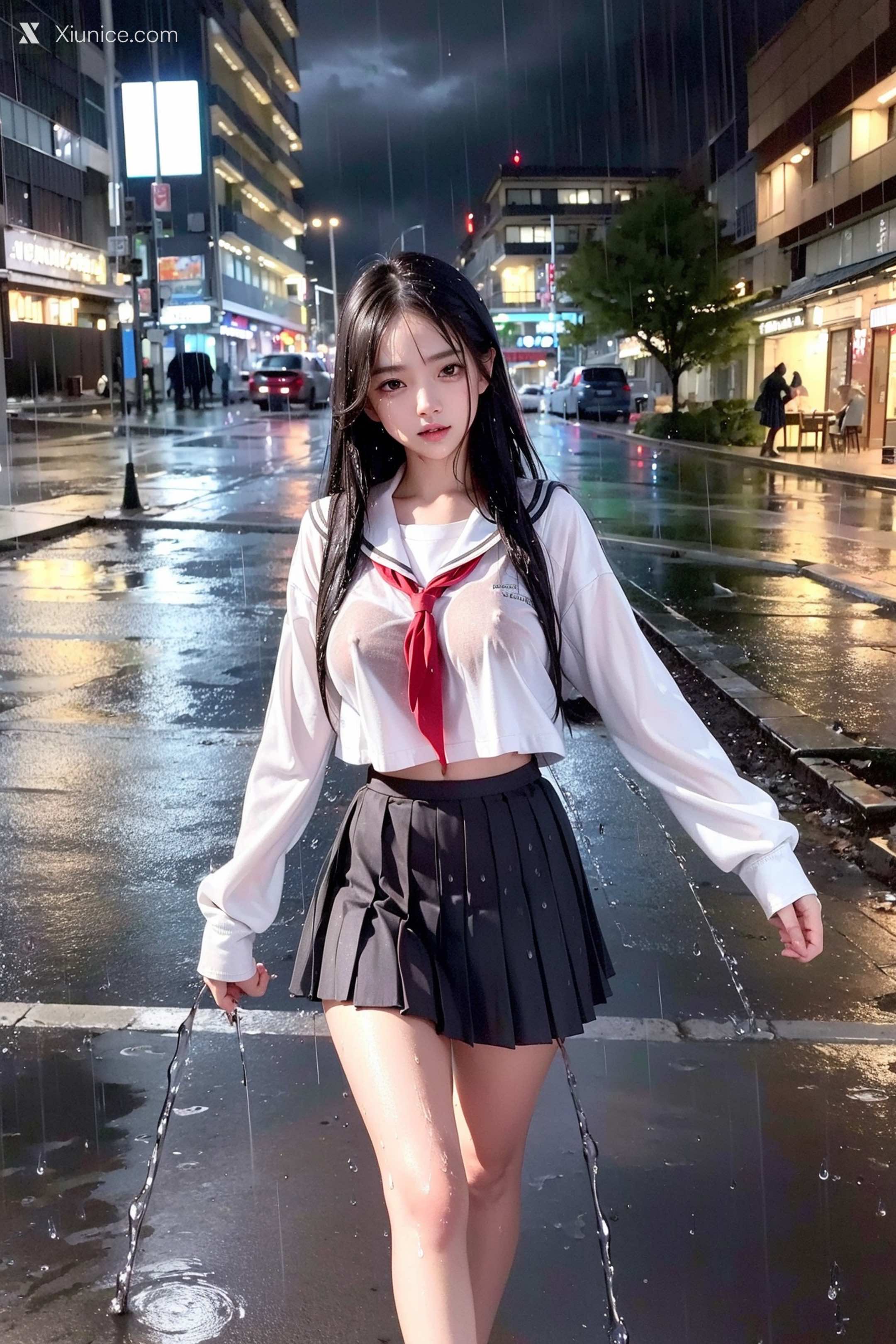 AI Girl – Pixiv.雨中少女 第22张