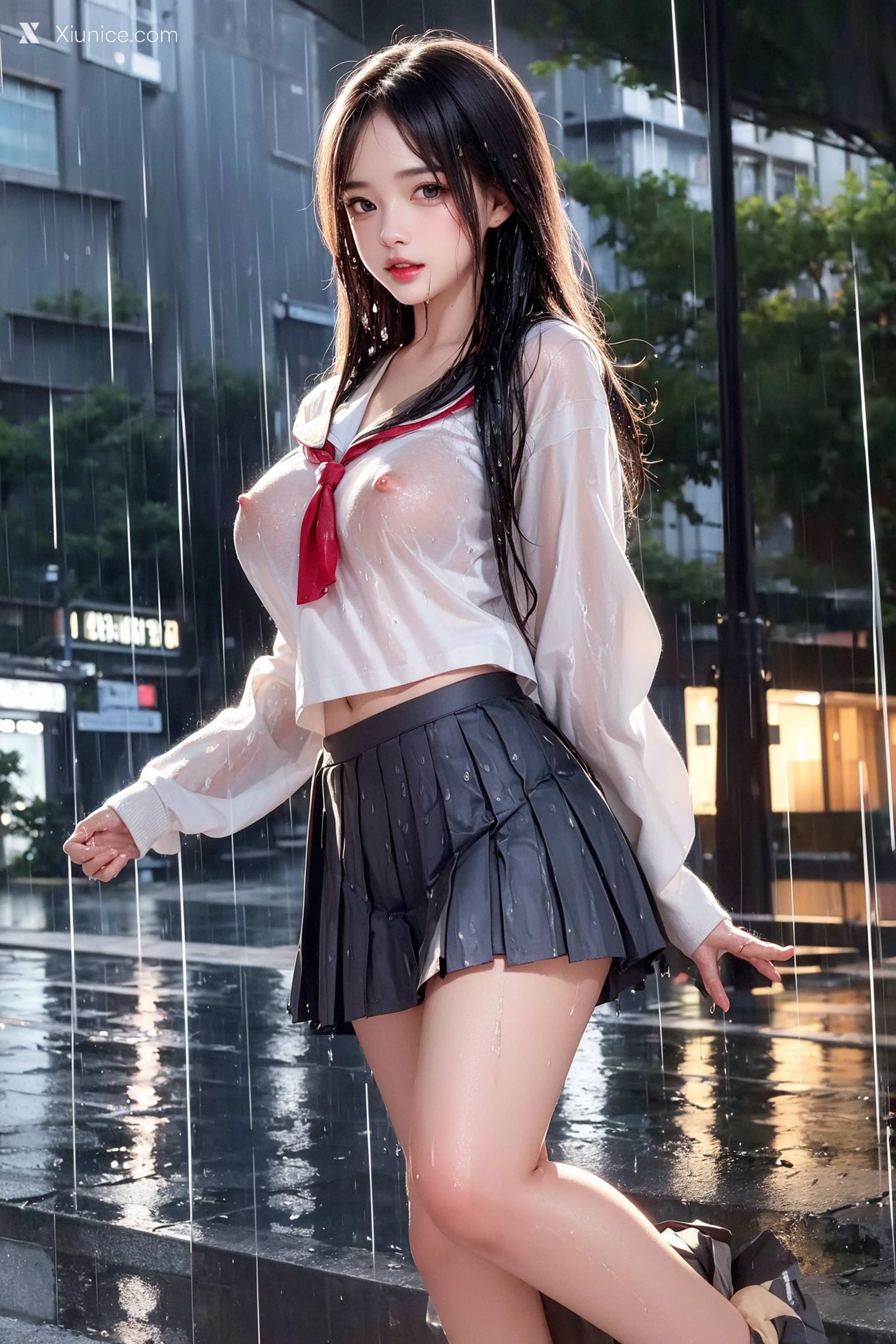 AI Girl – Pixiv.雨中少女 第39张