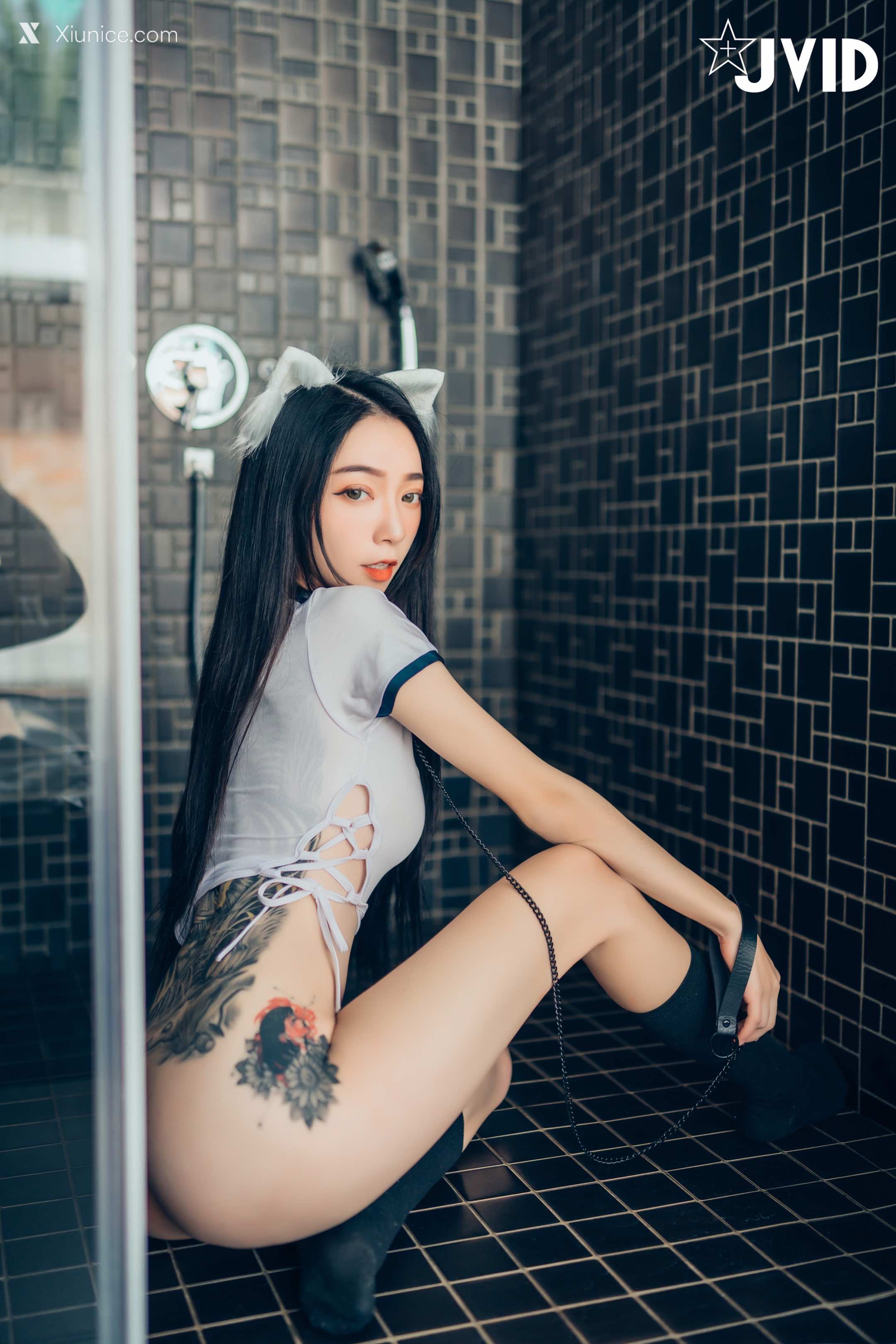 JVID – 飘飘 – 猫娘女友-全真空死库水女仆-足控-激凸透点 第139张